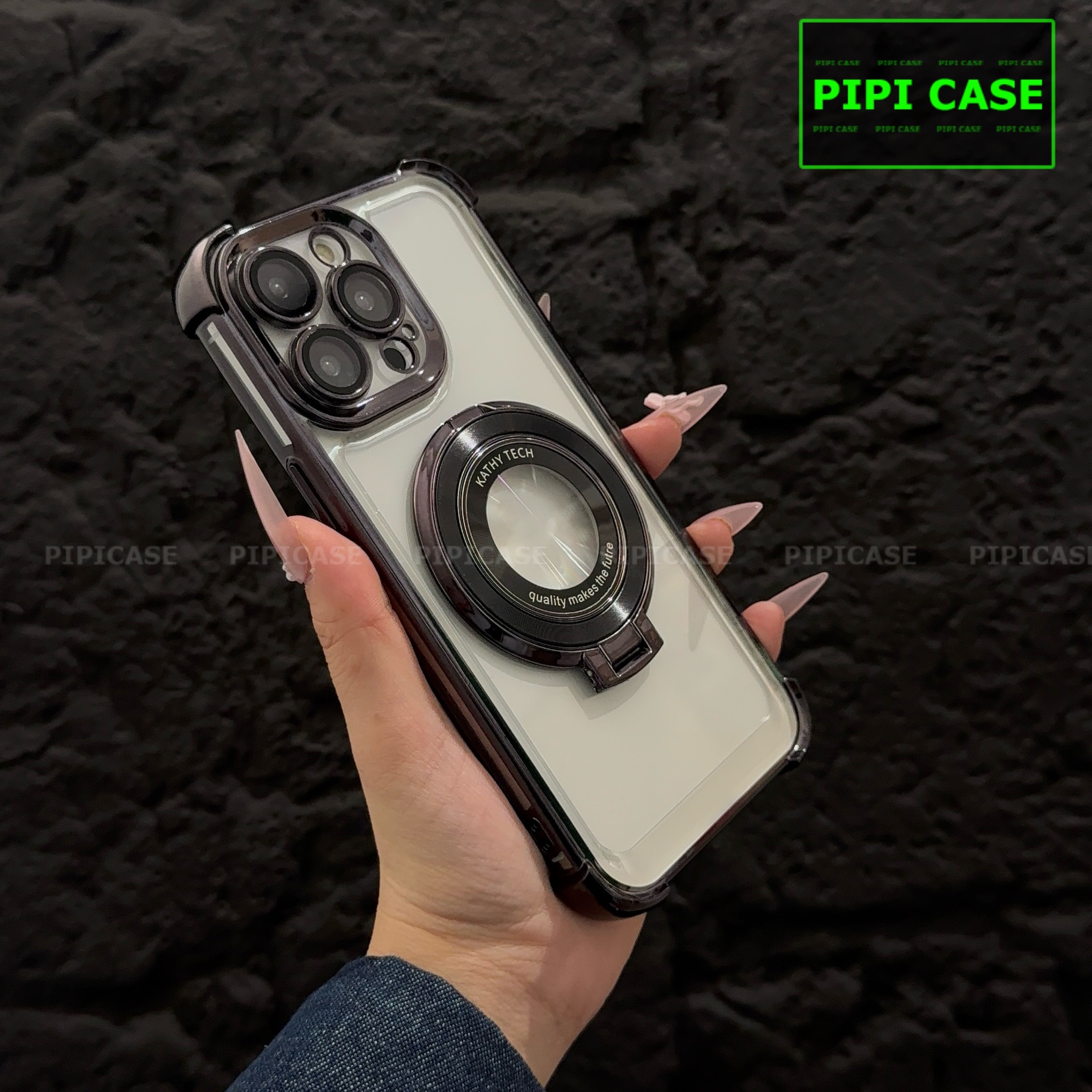 Ốp Lưng iPhone 14 Pro - Ven - Đen_thumbnail_4