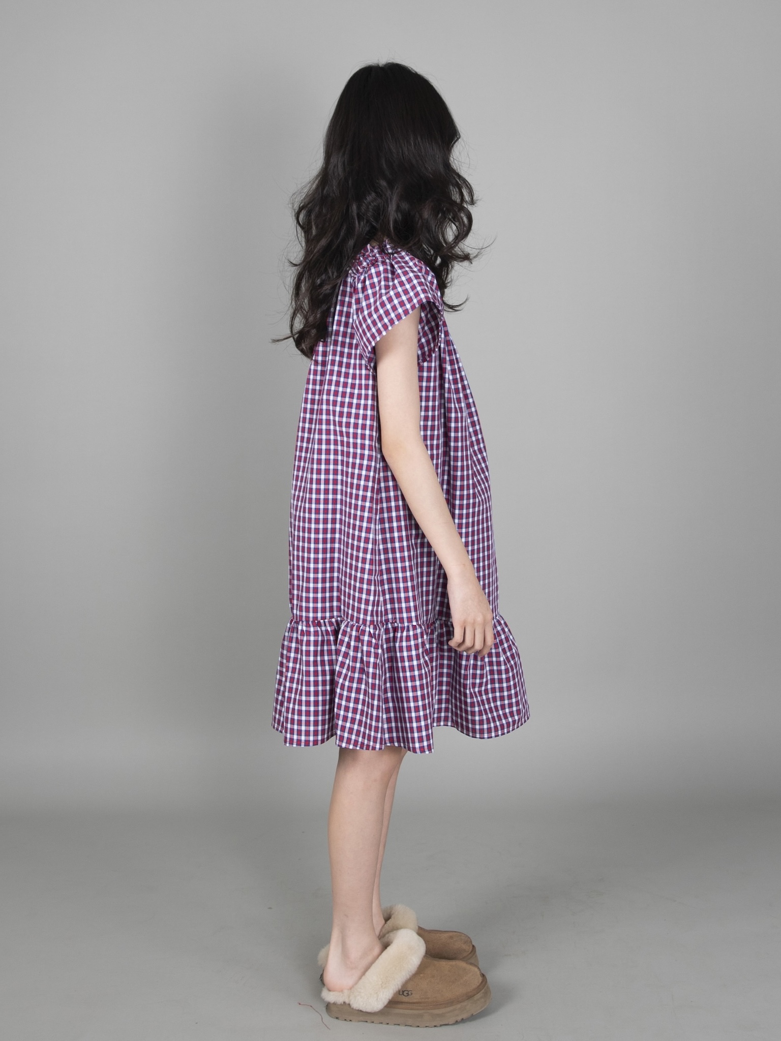 Váy kẻ caro xanh tím chun vai_thumbnail_1