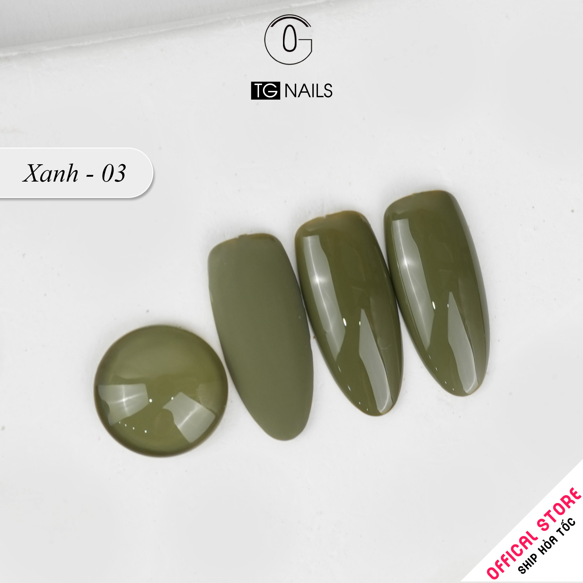 Sơn gel Xanh TG cọ tron chai 15ml_thumbnail_4