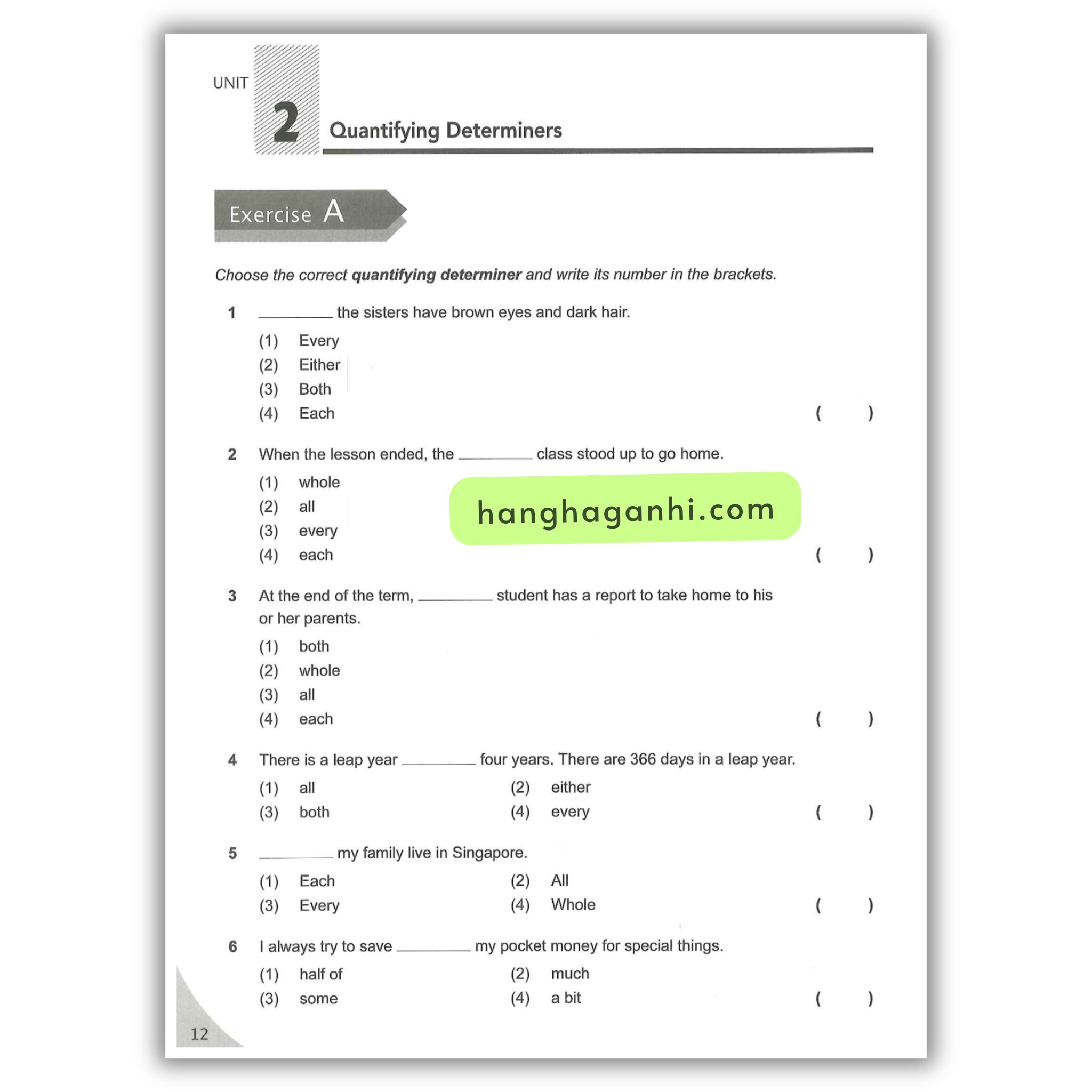 Scholastic Topical Grammar Practice Level 6 Complete and Systematic coverage of Grammar_thumbnail_12