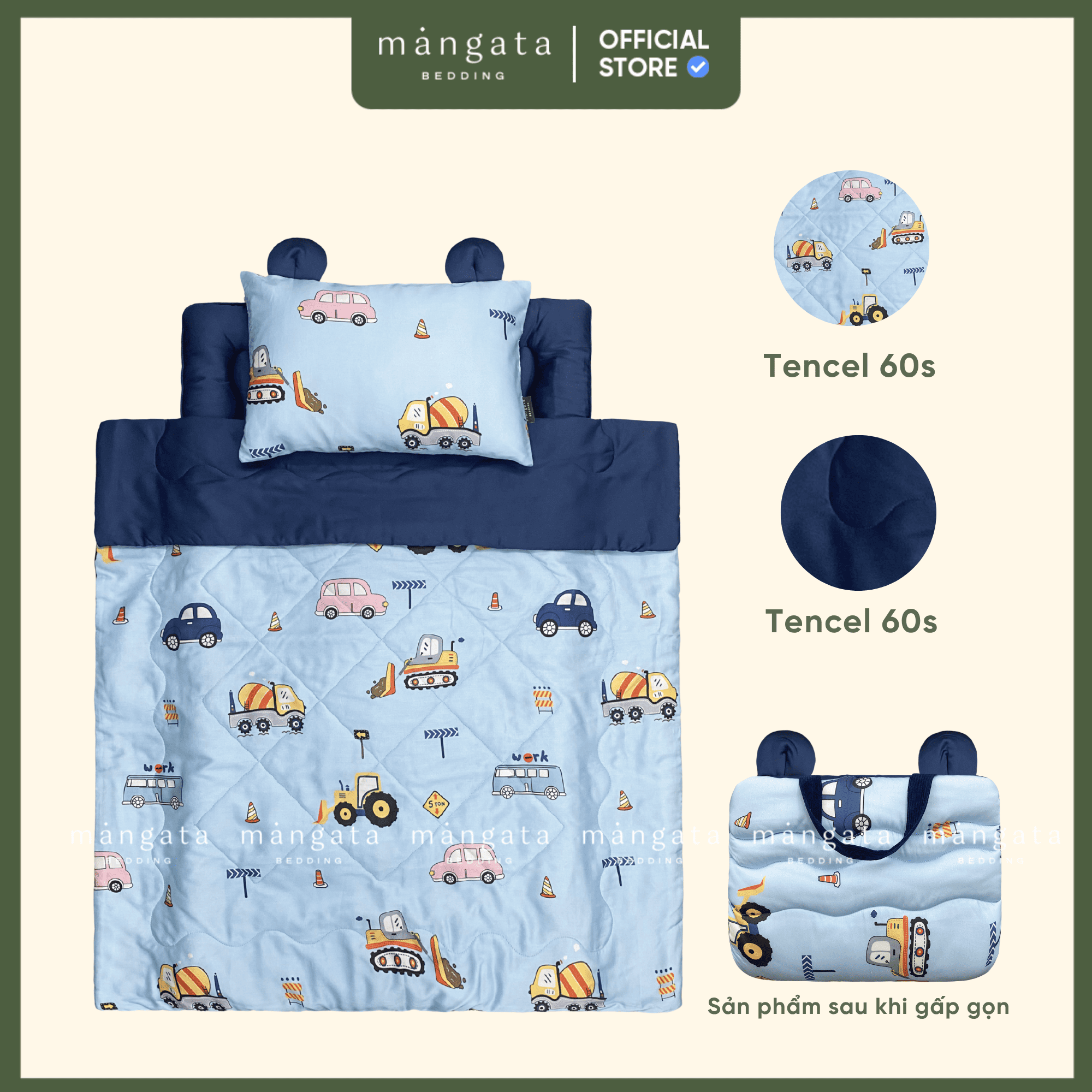 Mẫu Xe công trình nhỏ - Bộ chăn gối gấp gọn đi học_thumbnail_1