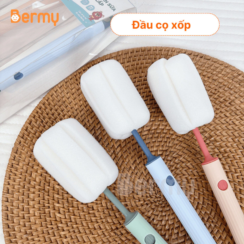 Cọ Súc Bình Sữa Cao Cấp Bermy xốp vàng_thumbnail_1