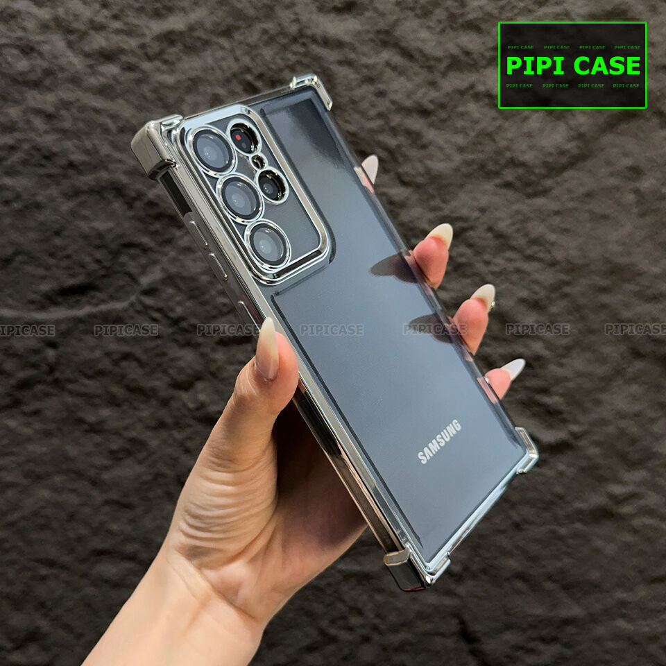 Ốp Lưng Samsung S22 Ultra 5G - Gu - Bạc