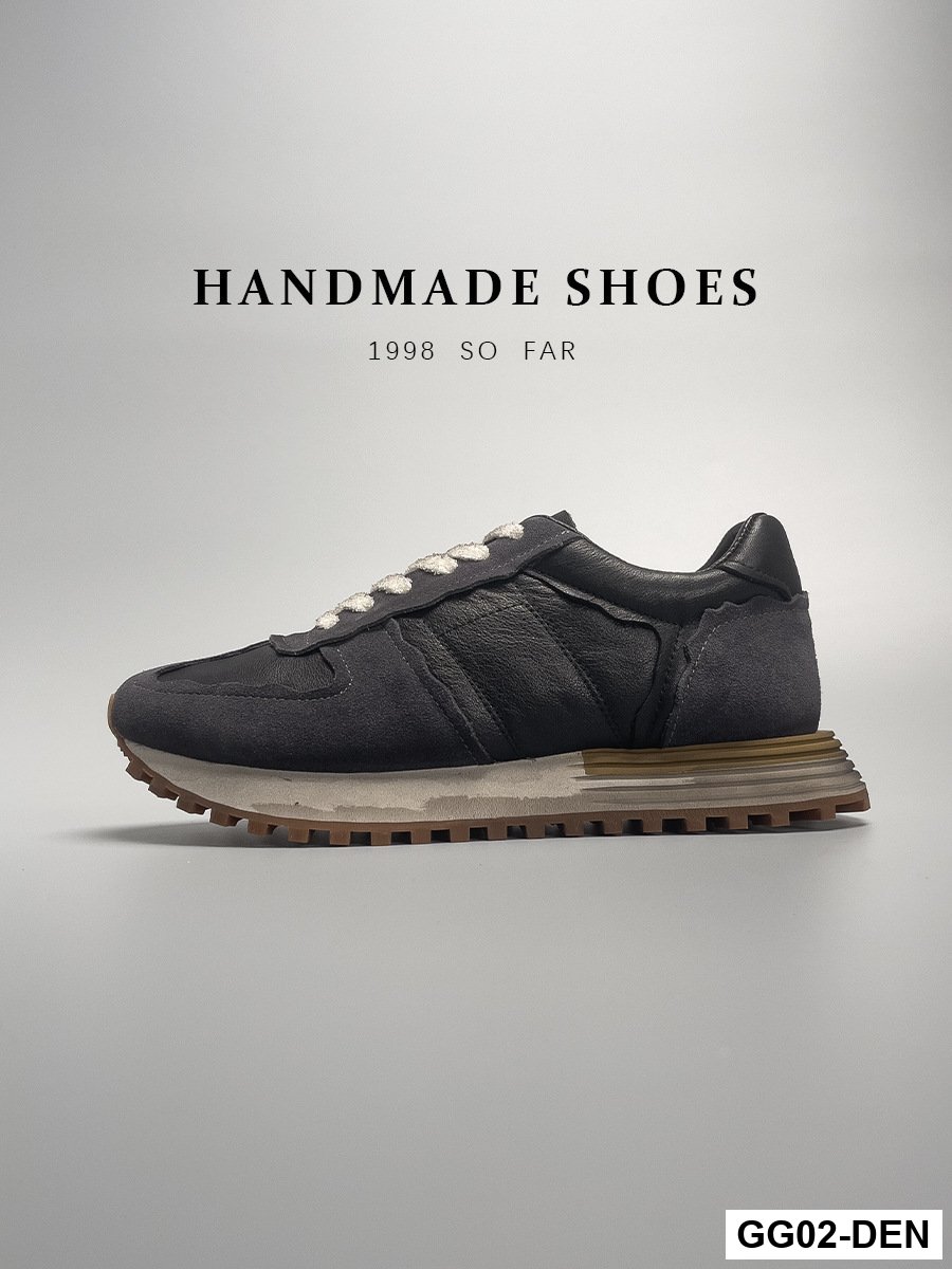 GG02 - Giày nam da thật thoáng khí cổ điển