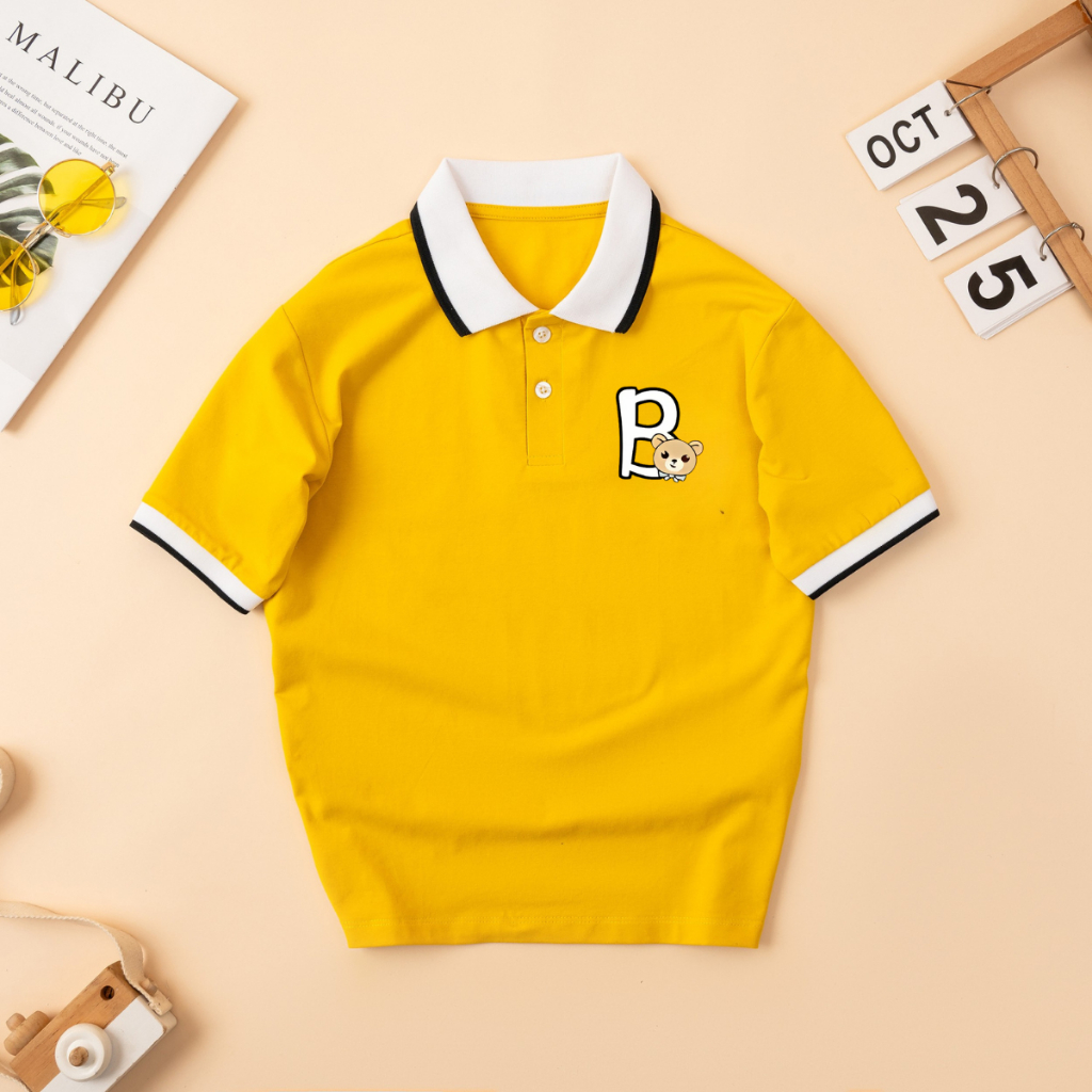 Áo Polo bé trai in hình chữ B - Loza Kids PY3103_thumbnail_3