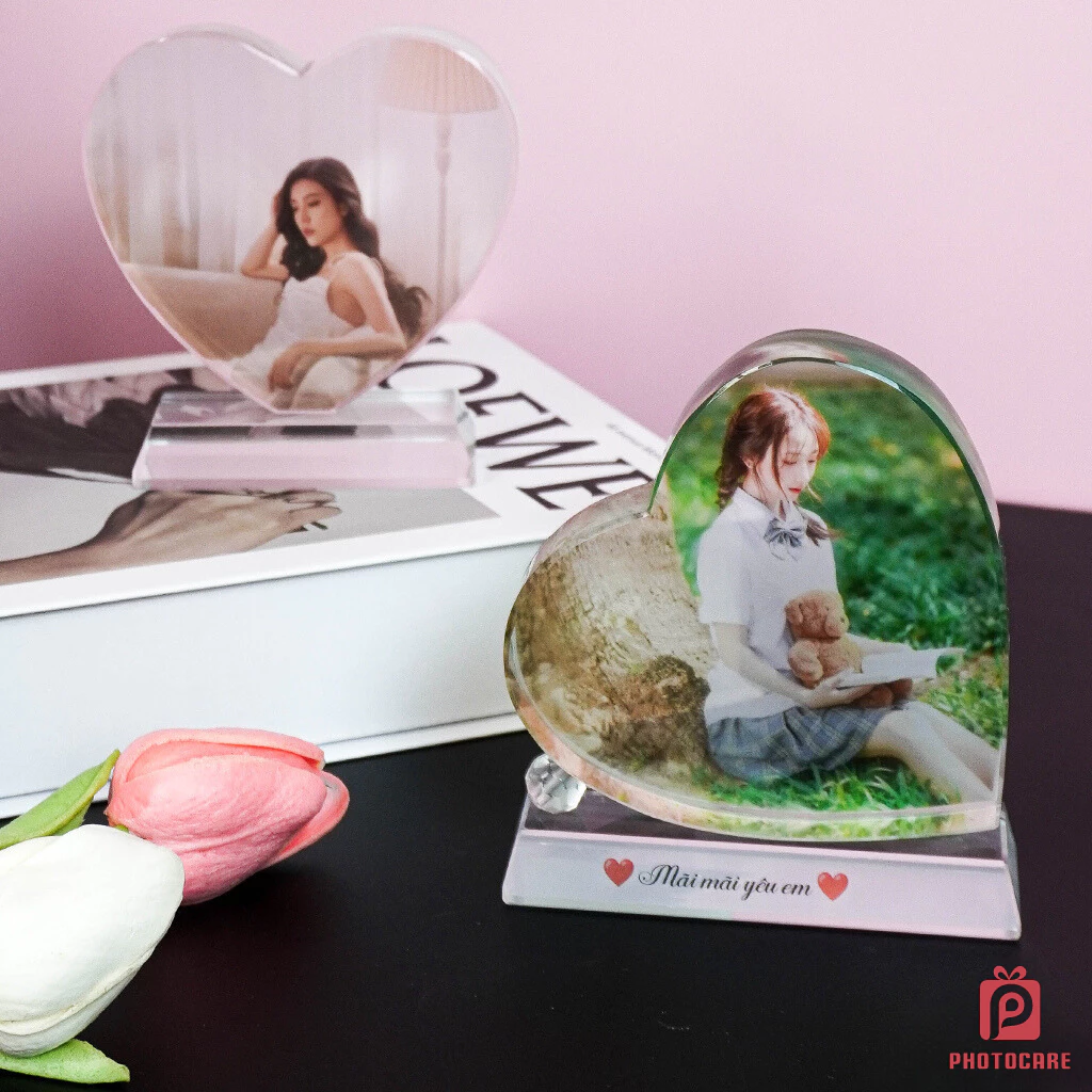 Pha lê hình trái tim in hình theo yêu cầu - Pha lê cao cấp - Quà tặng người yêu - Quà sinh nhật ý nghĩa độc đáo_thumbnail_3
