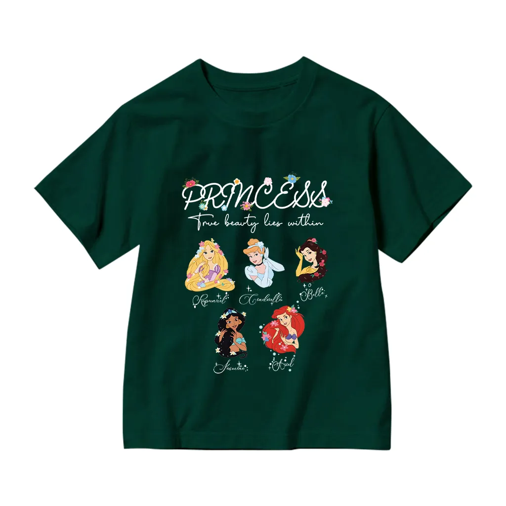 Áo thun cho bé gái Kado chất vải cotton thoáng mát hình hoạt hình công chúa in mix 2866_thumbnail_12
