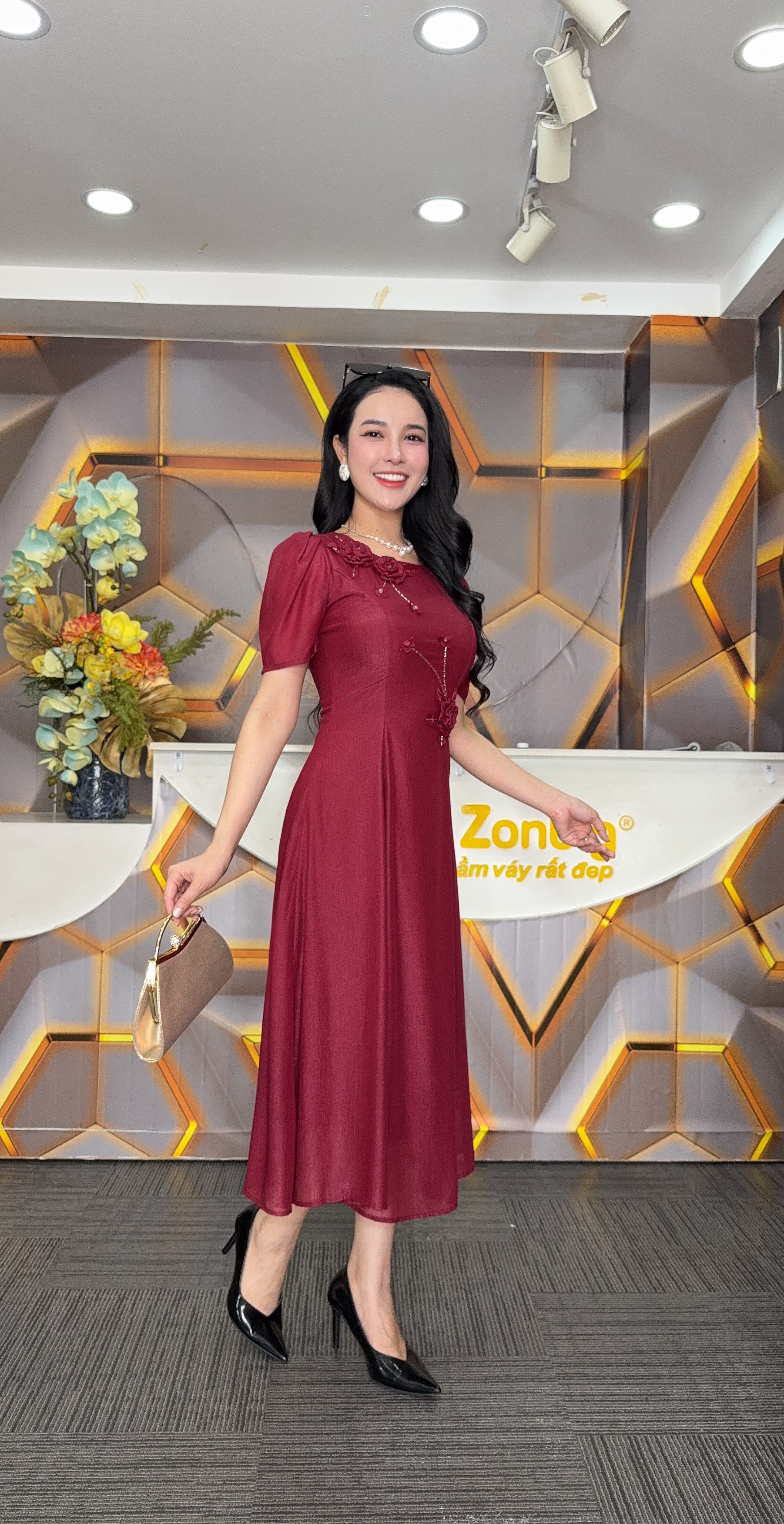 Đầm xòe - Y1949 - Thương hiệu Zonbig_thumbnail_6