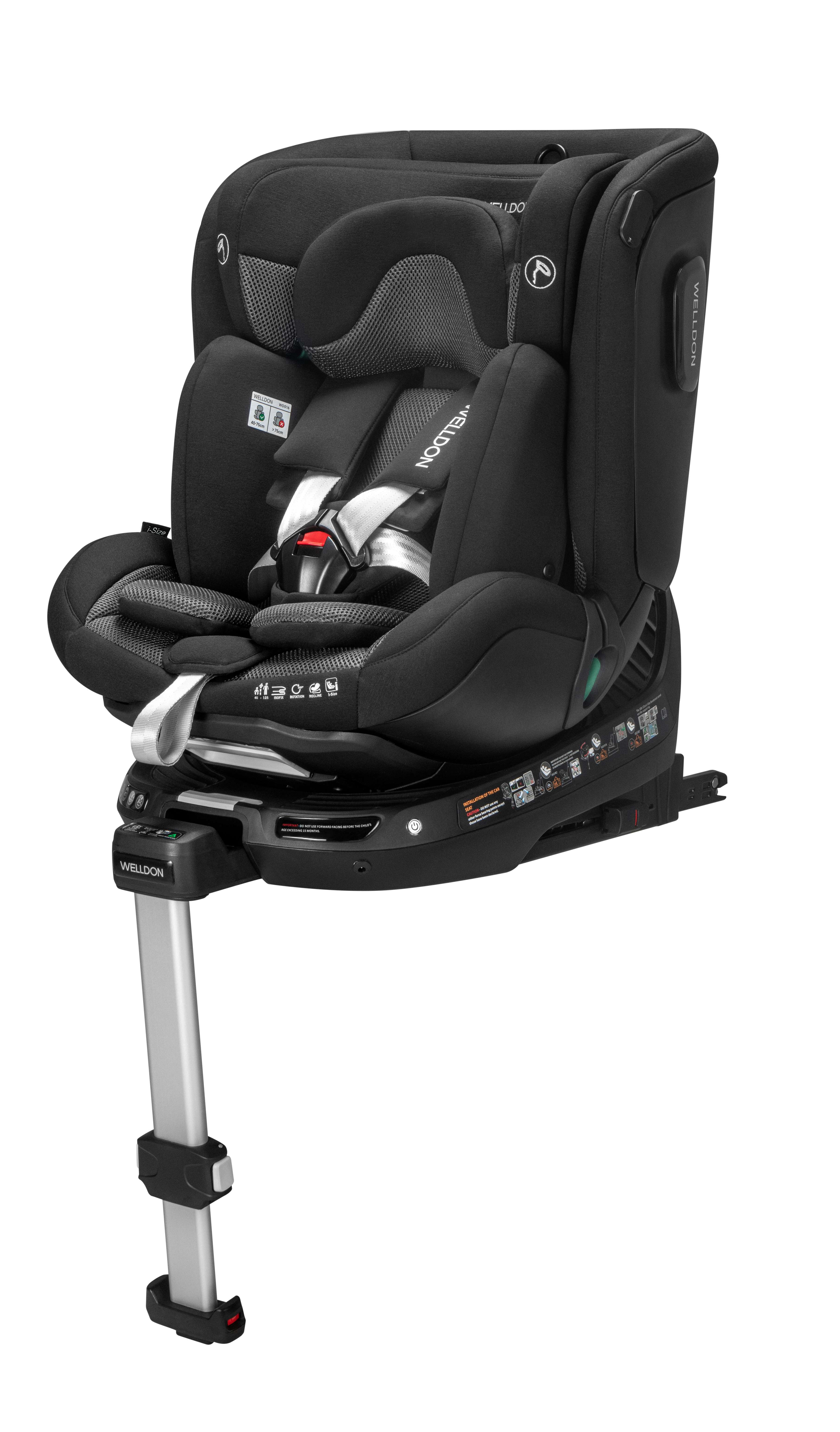 Ghế ngồi an toàn trên ô tô cho trẻ em Welldon Smart Rotate 2 Pro+ 40-125cm  [NHẬP CODE 