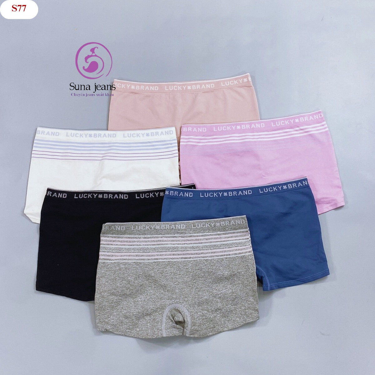 S77- SET 2 QUẦN CHIP ĐÙI LUCKY