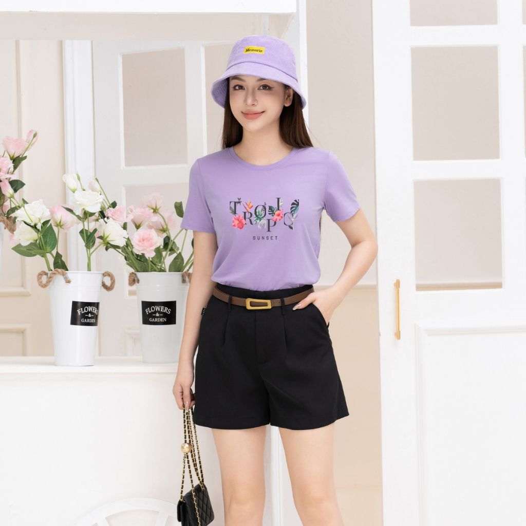 [Form Vừa] Áo phông nữ LOZA hình TROPIC dáng suông vừa chất thun cotton 4 chiều - VT7379_thumbnail_10