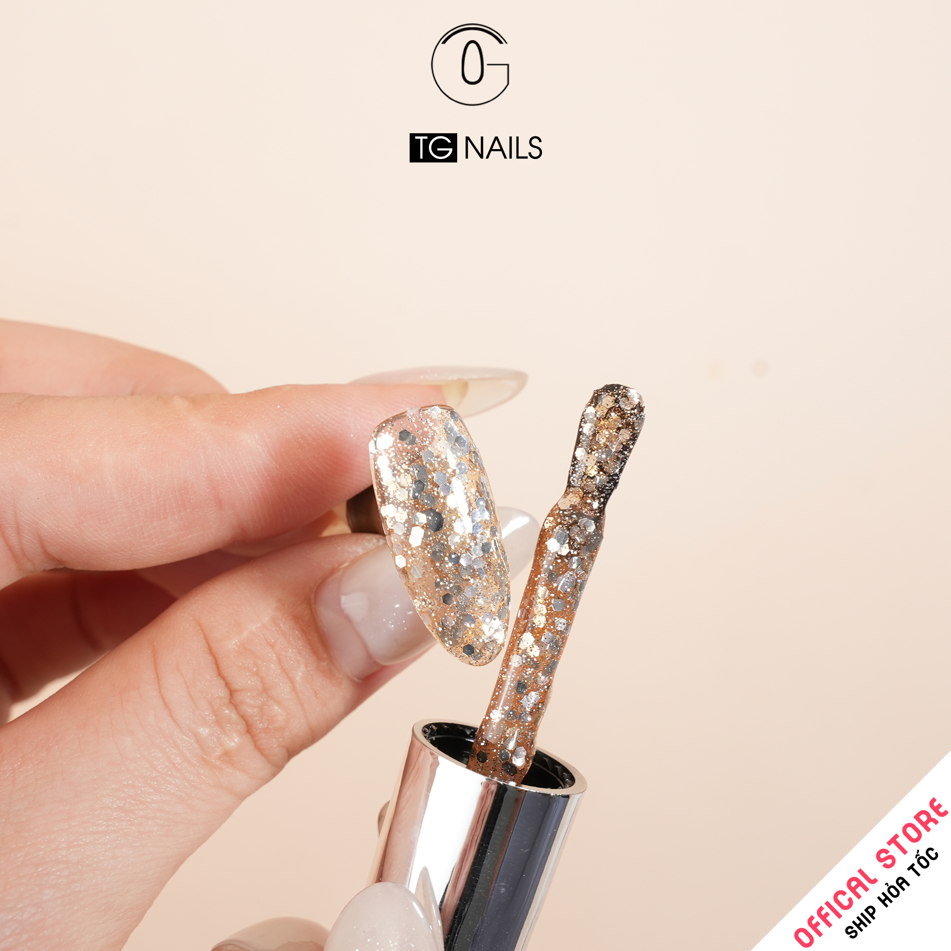 Sơn móng gel TG. Dung tích: 15ml/ lọ. Nhãn hàng TG nail._thumbnail_4