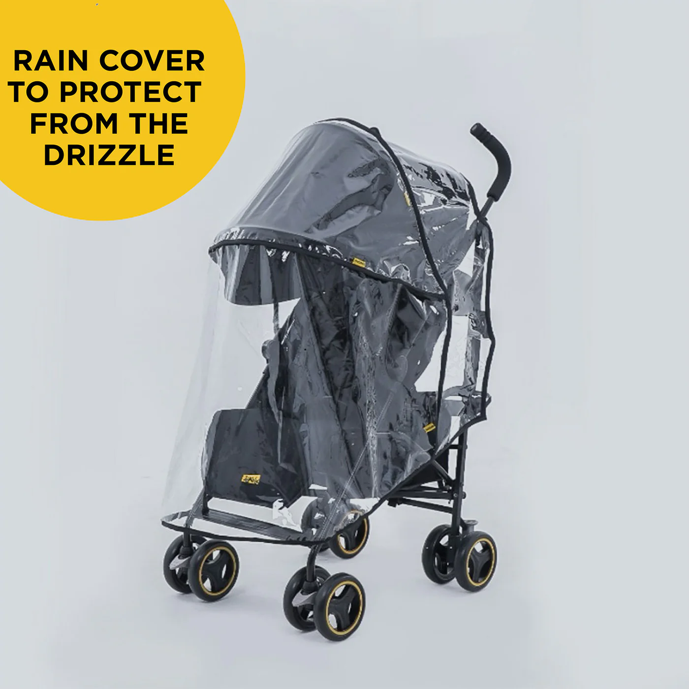 Xe đẩy Ezra - Đơn Jovikids cho bé 0-3 tuổi (màu đen) [NHẬP CODE 