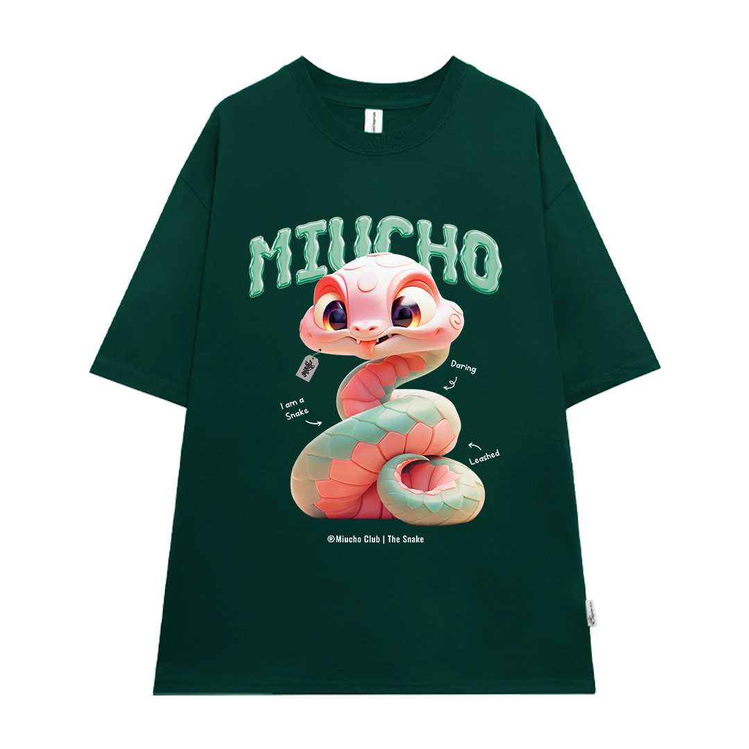 Áo thun form rộng 12 con giáp tuổi Tỵ ATD1246 Miucho tay ngắn cổ tròn in mix_thumbnail_15