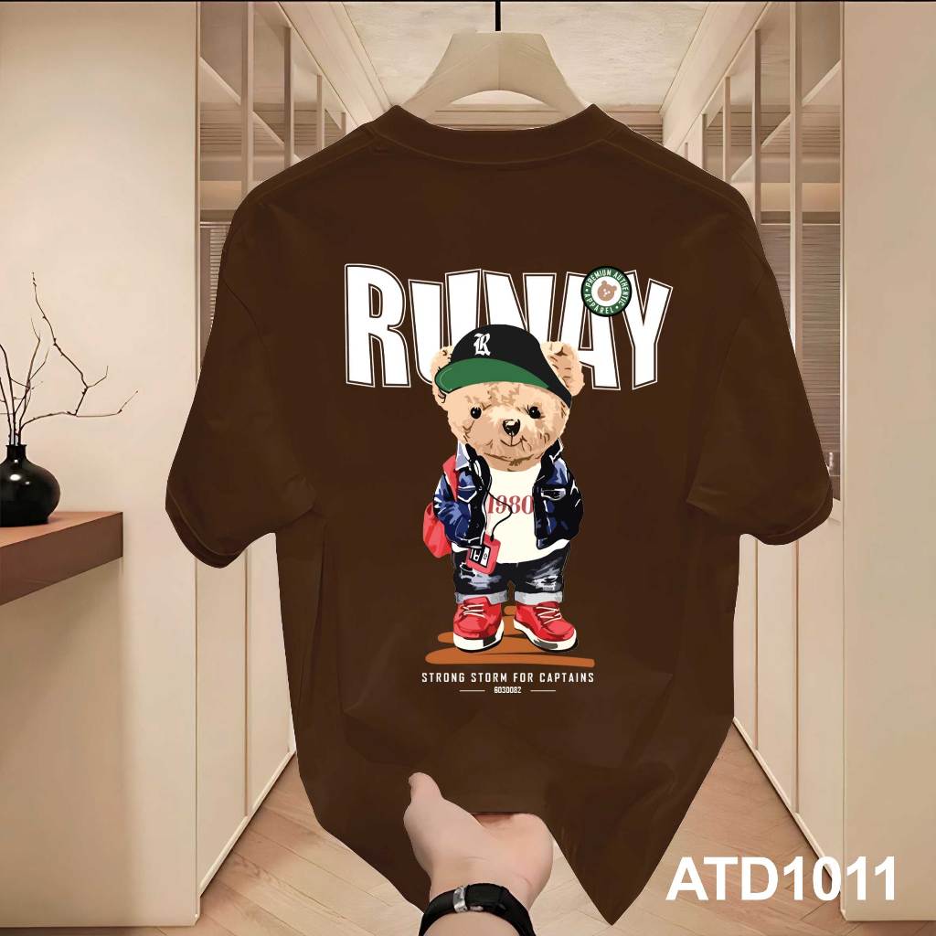 Áo phông form rộng nam local brand đủ size ATD1011 Miucho Iconic tay ngắn cổ tròn in mix