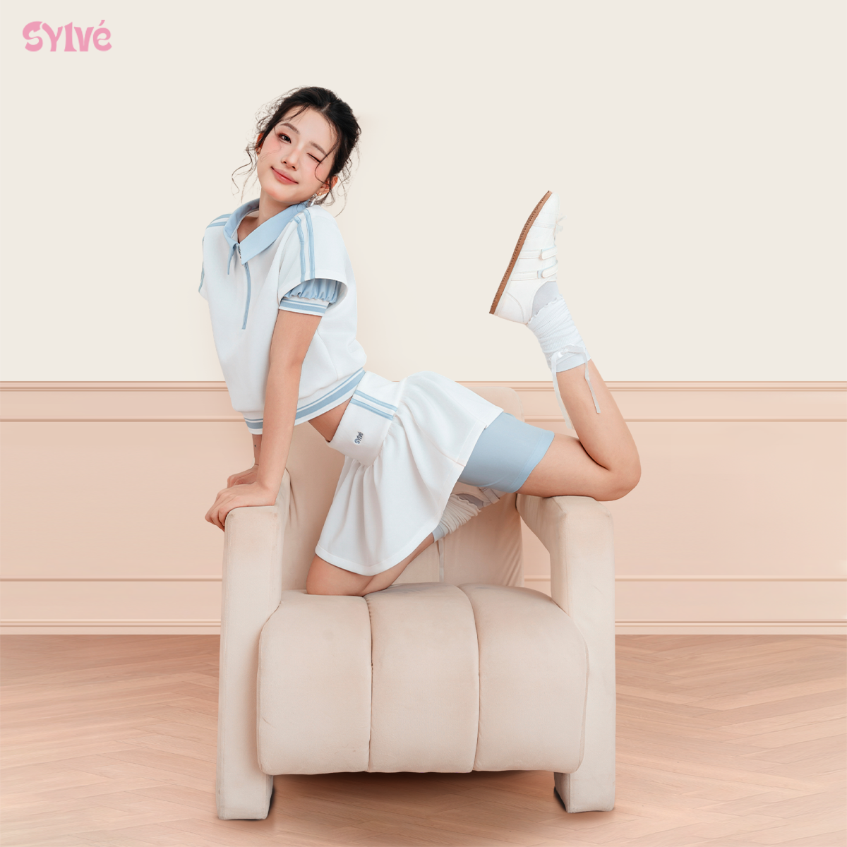 Set Váy Polo SYLVE - AVELIN SET - Áo Polo & Chân Váy Ngắn Chất Liệu Cao Cấp ST01_thumbnail_4