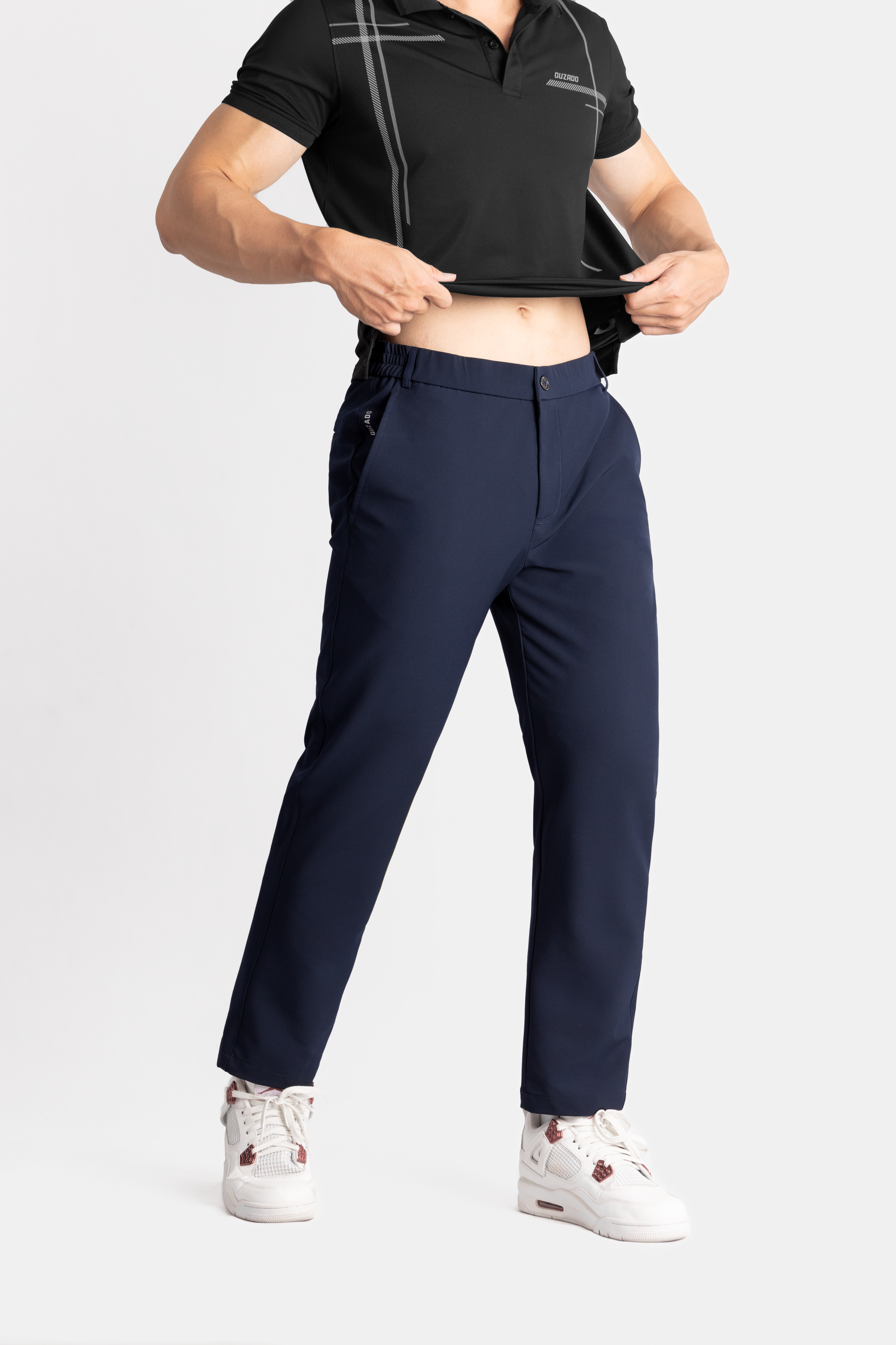 Quần Dài Âu Cạp Cúc Nam GUZADO Ống Suông GDC03_thumbnail_7