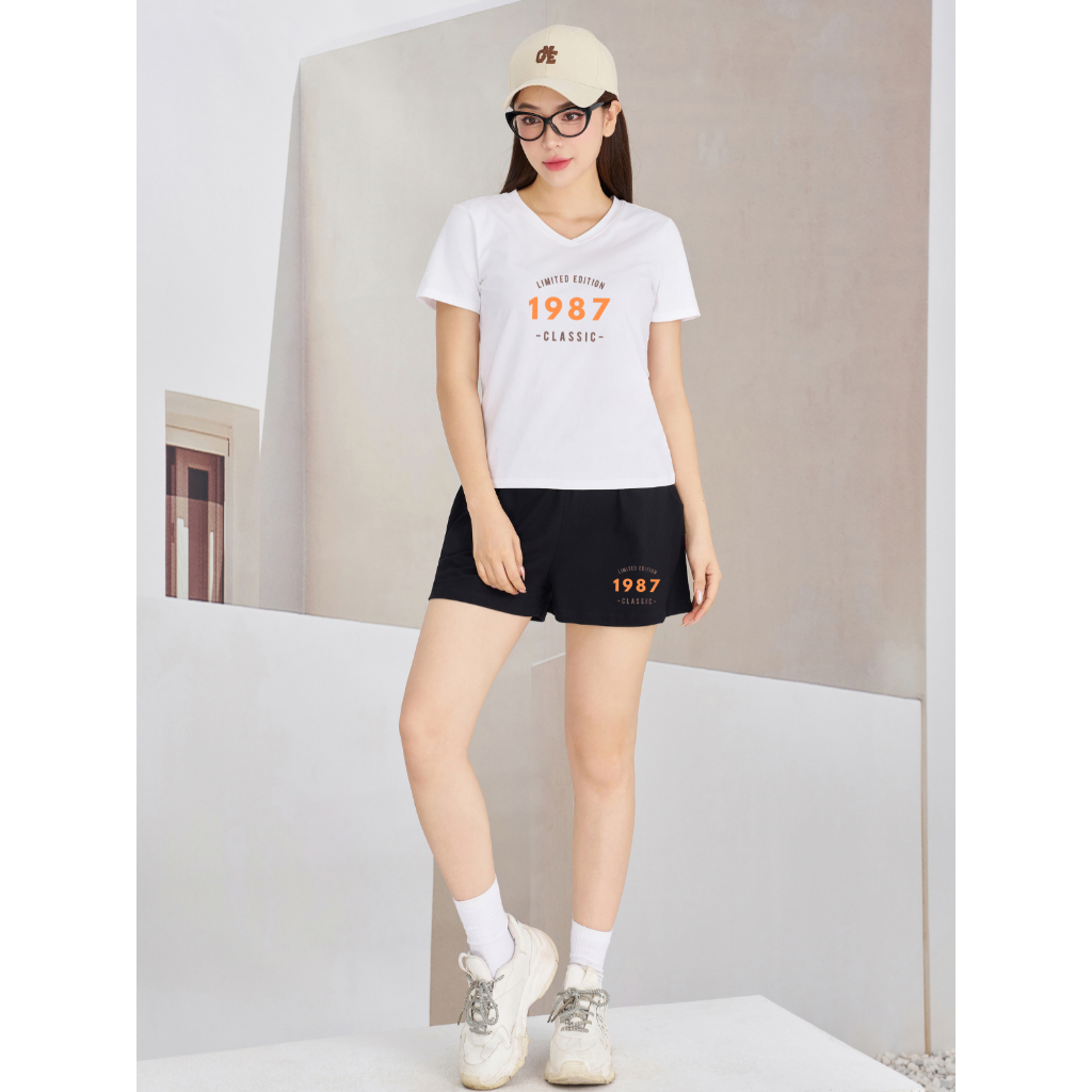 [Form vừa] Đồ bộ nữ mùa hè thun cotton áo cổ V - Quần áo nữ mặc nhà/đi chơi - LOZA G0182_thumbnail_1