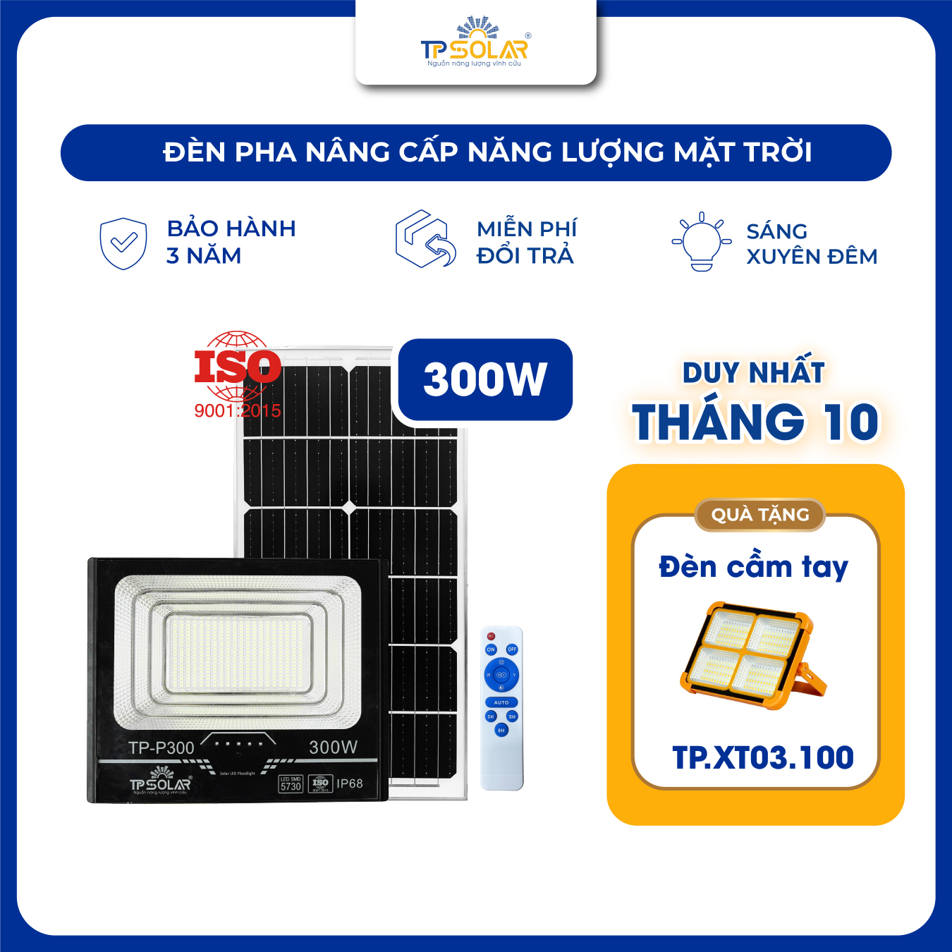 Đèn pha 1 chóa năng lượng mặt trời (TP-P200 / TP-P300 / TP-P600)_thumbnail_10