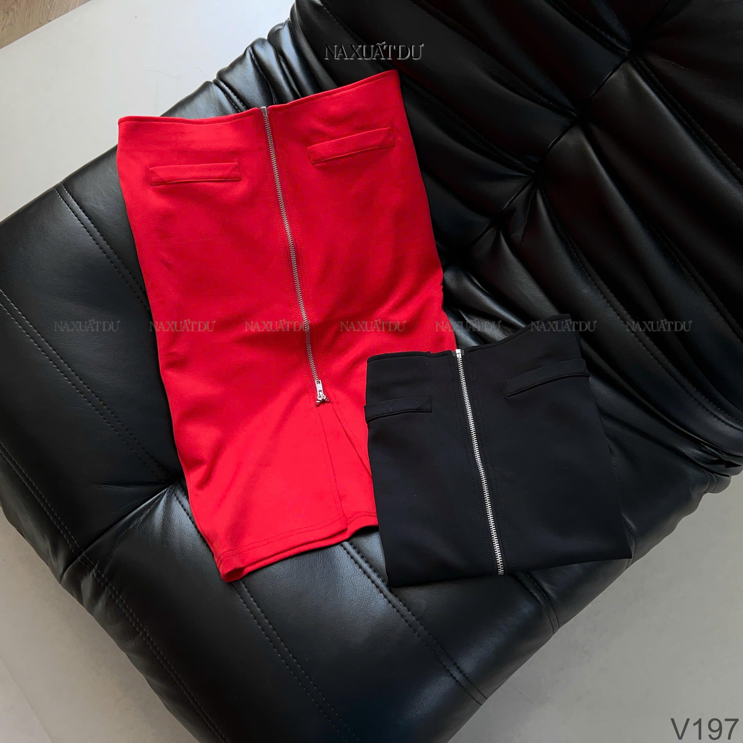 Chân váy bút chì dây kéo trước nữ - V197 (SALE) - TK_thumbnail_19