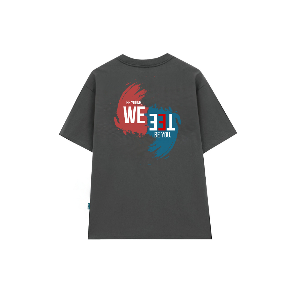 Áo thun local brand 𝐖𝐞 𝐓𝐞𝐞 Xanh Đỏ dáng oversize rộng cho nam và nữ - WU0879_thumbnail_3