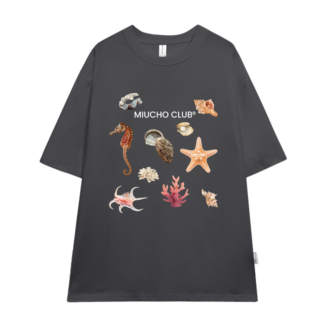 Áo thun form rộng mùa hè unisex ATD1049 Miucho cotton tay lỡ cổ tròn in mix_thumbnail_13