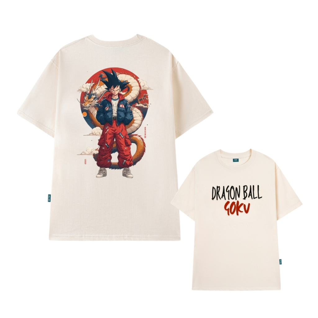 Áo thun nam local brand 𝐖𝐞 𝐓𝐞𝐞 Dragon Ball Goku dáng oversize form rộng - T023_thumbnail_3