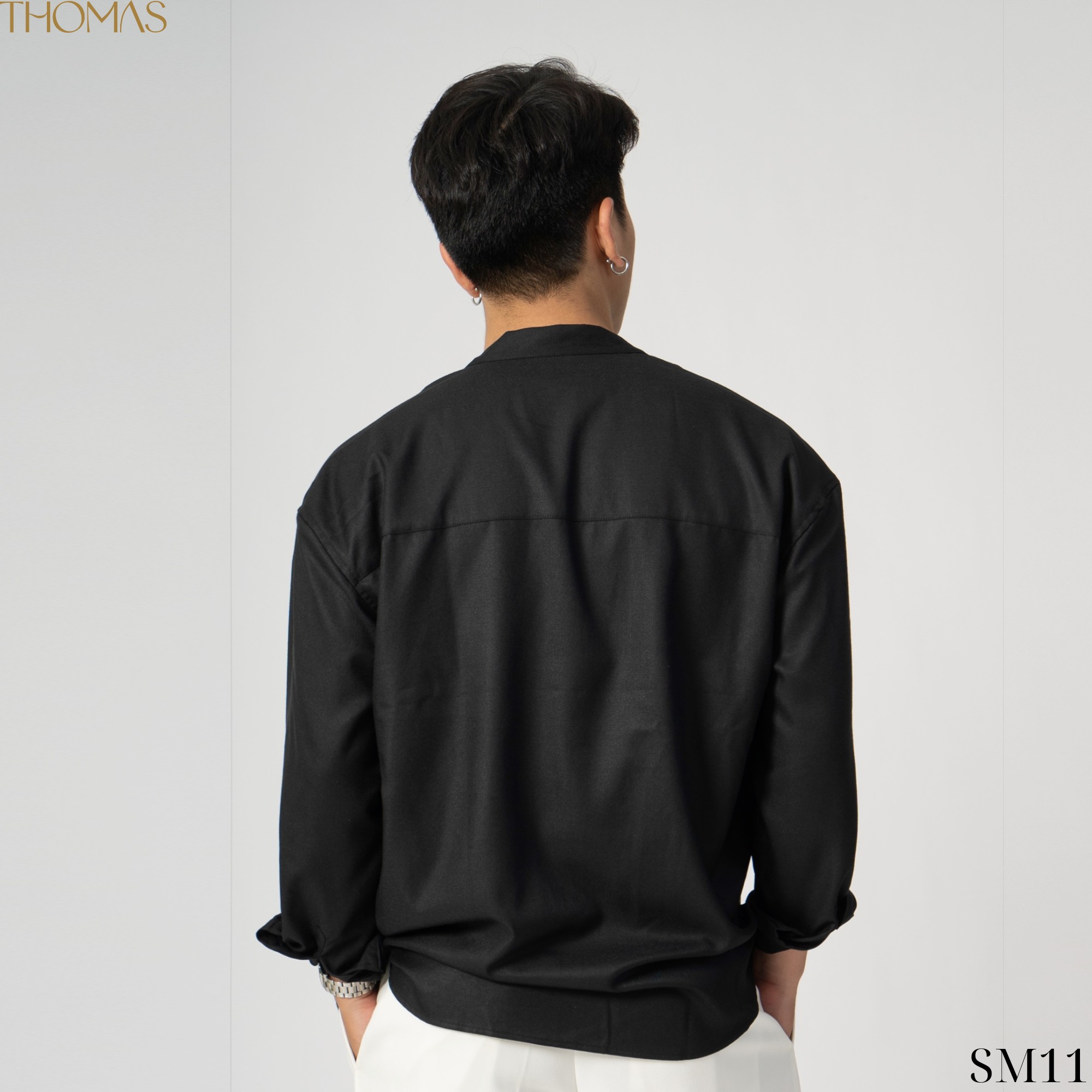 Áo Sơ Mi Dài Tay Clark V Vải Bạch Đàn Form Regular_thumbnail_1