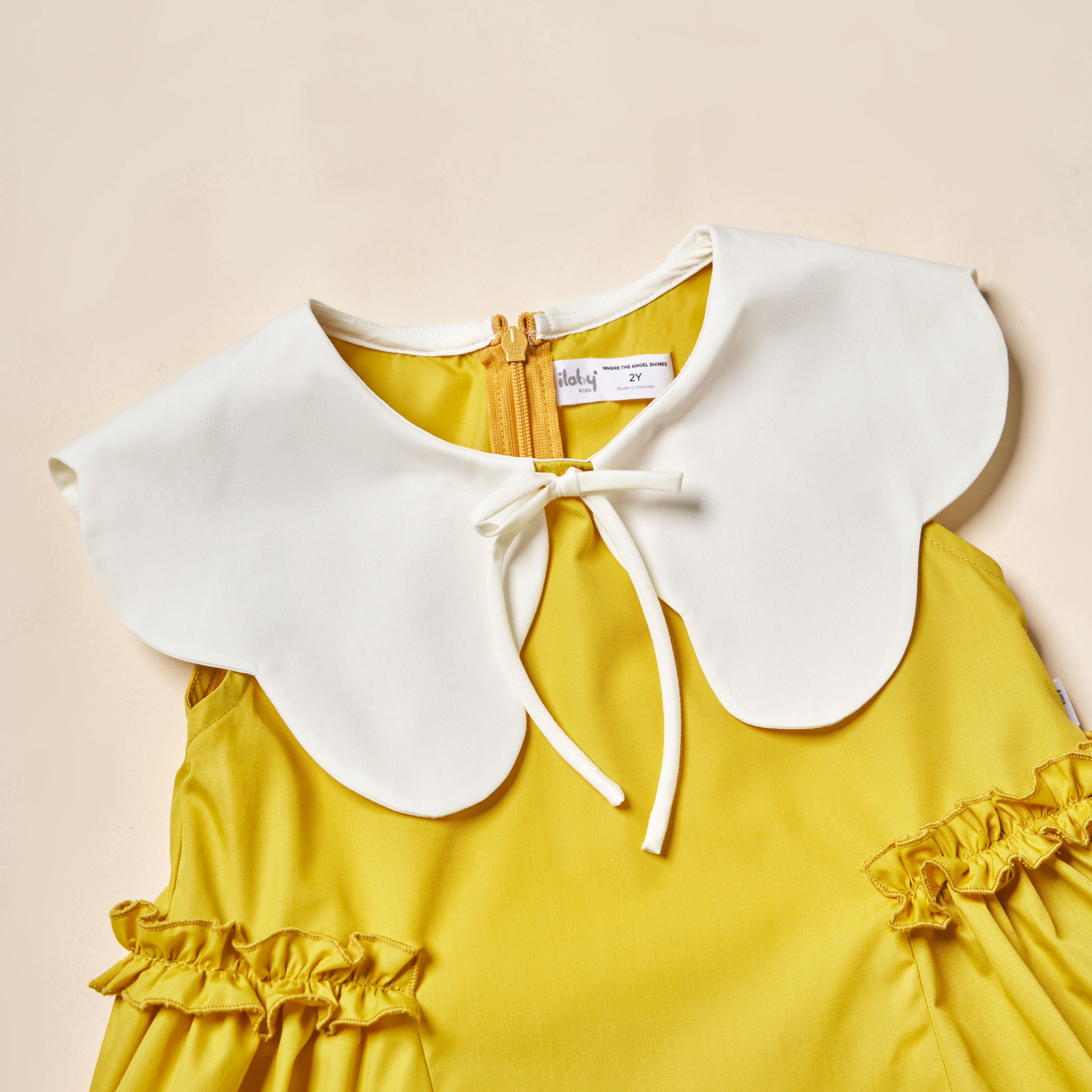 Váy thô phối cổ nhún bèo hông_thumbnail_9