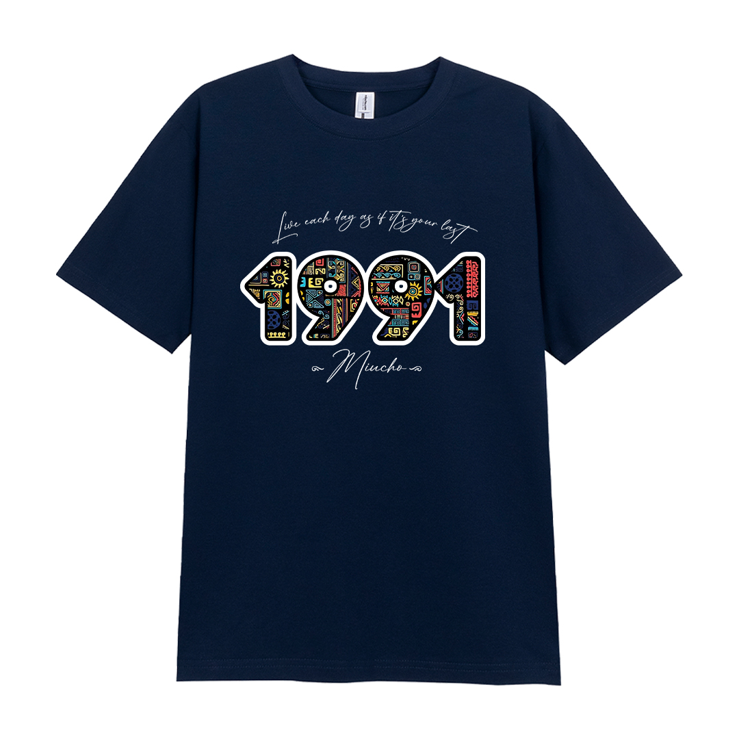 Áo thun nữ in năm sinh 1991 form vừa regular vải cotton 4c thoáng mát ARD1778 Miucho Chic in mix_thumbnail_13