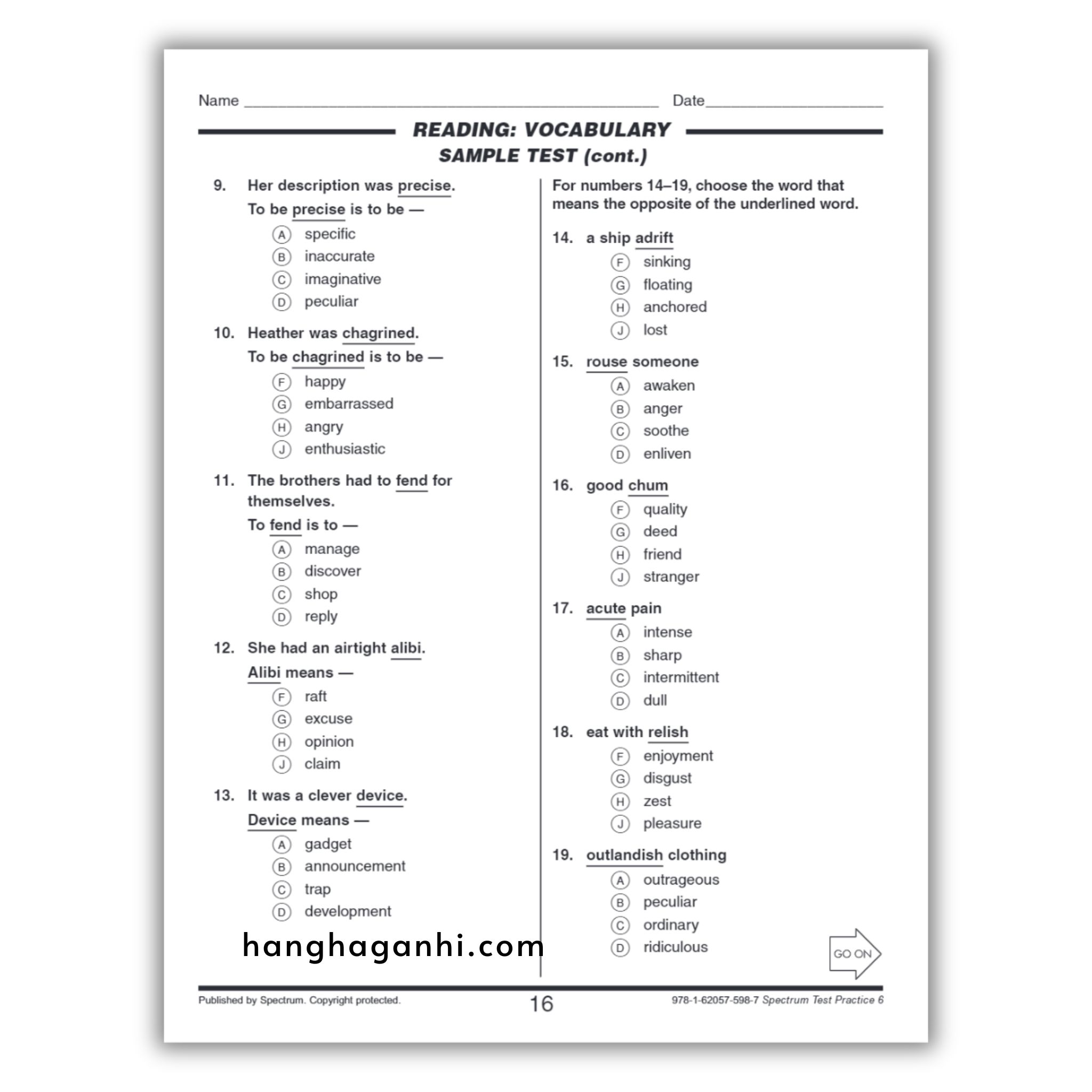 Sách Spectrum Test Practice Workbook Grade 6_thumbnail_3