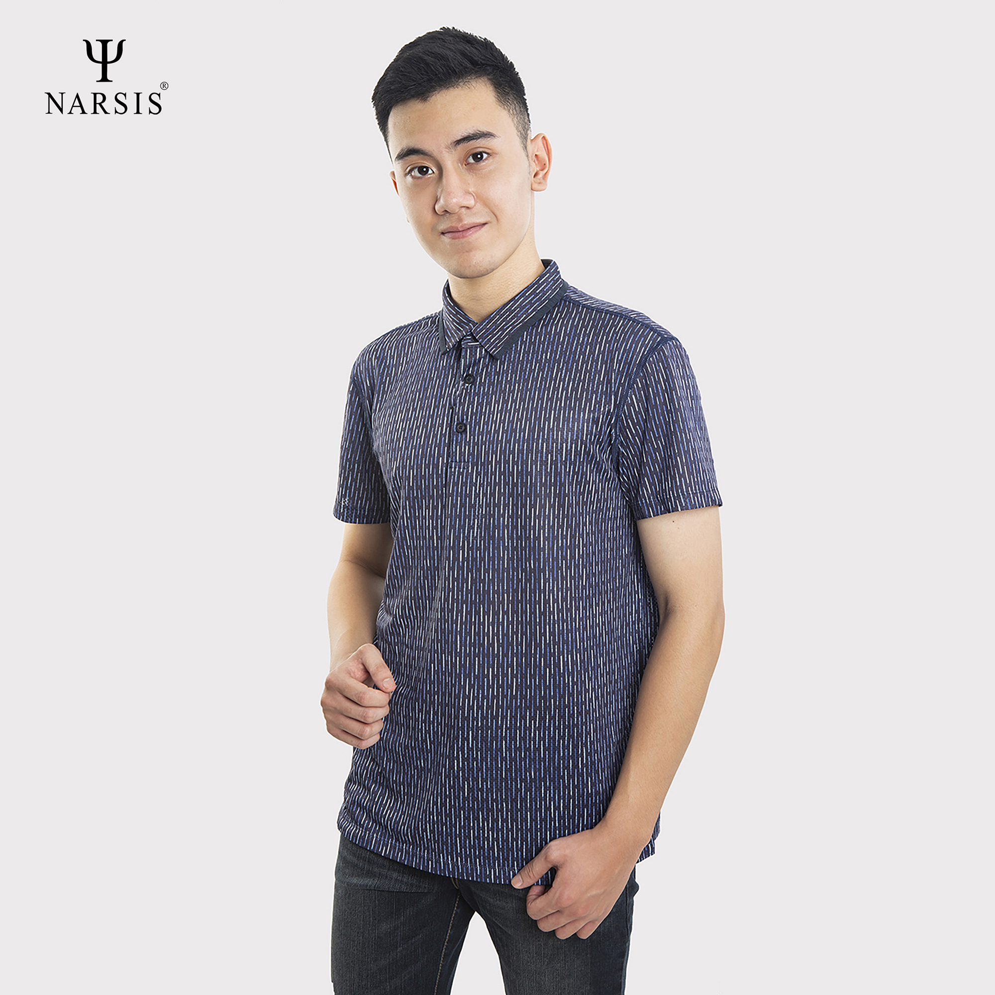ÁO POLO CÓ CỔ NAM D0013 NARSIS VẢI COTTON SPANDEX CO GIÃN, THOÁNG MÁT, CHẤT LIỆU CHỐNG NHĂN, ĐÀN ..._thumbnail_2