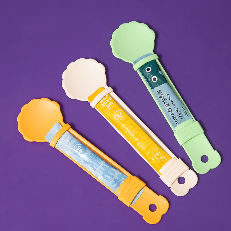 [1 เซต - 3 อัน] ช้อนสำหรับให้อาหารสุนัขและแมว_thumbnail_2