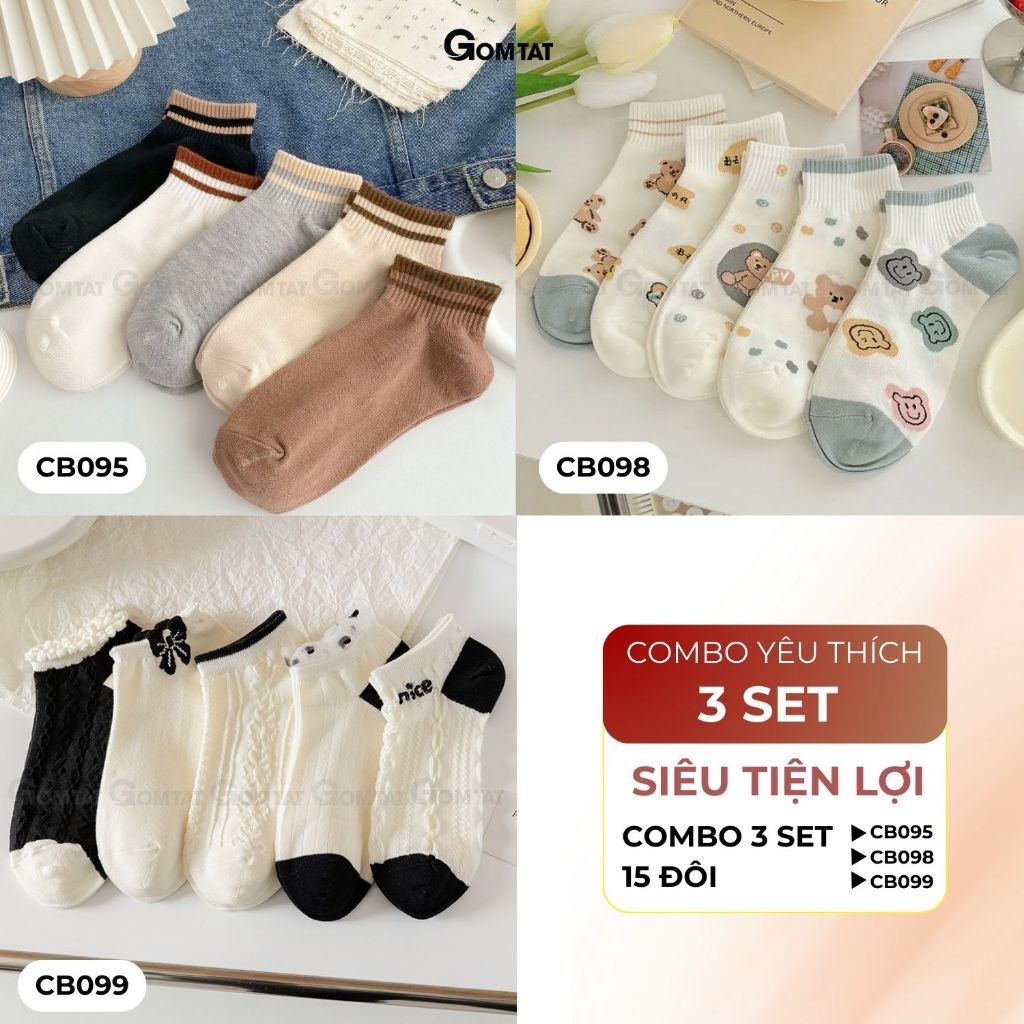 Set 5 đôi tất vớ nữ cổ ngắn UYE-CBCN_thumbnail_28
