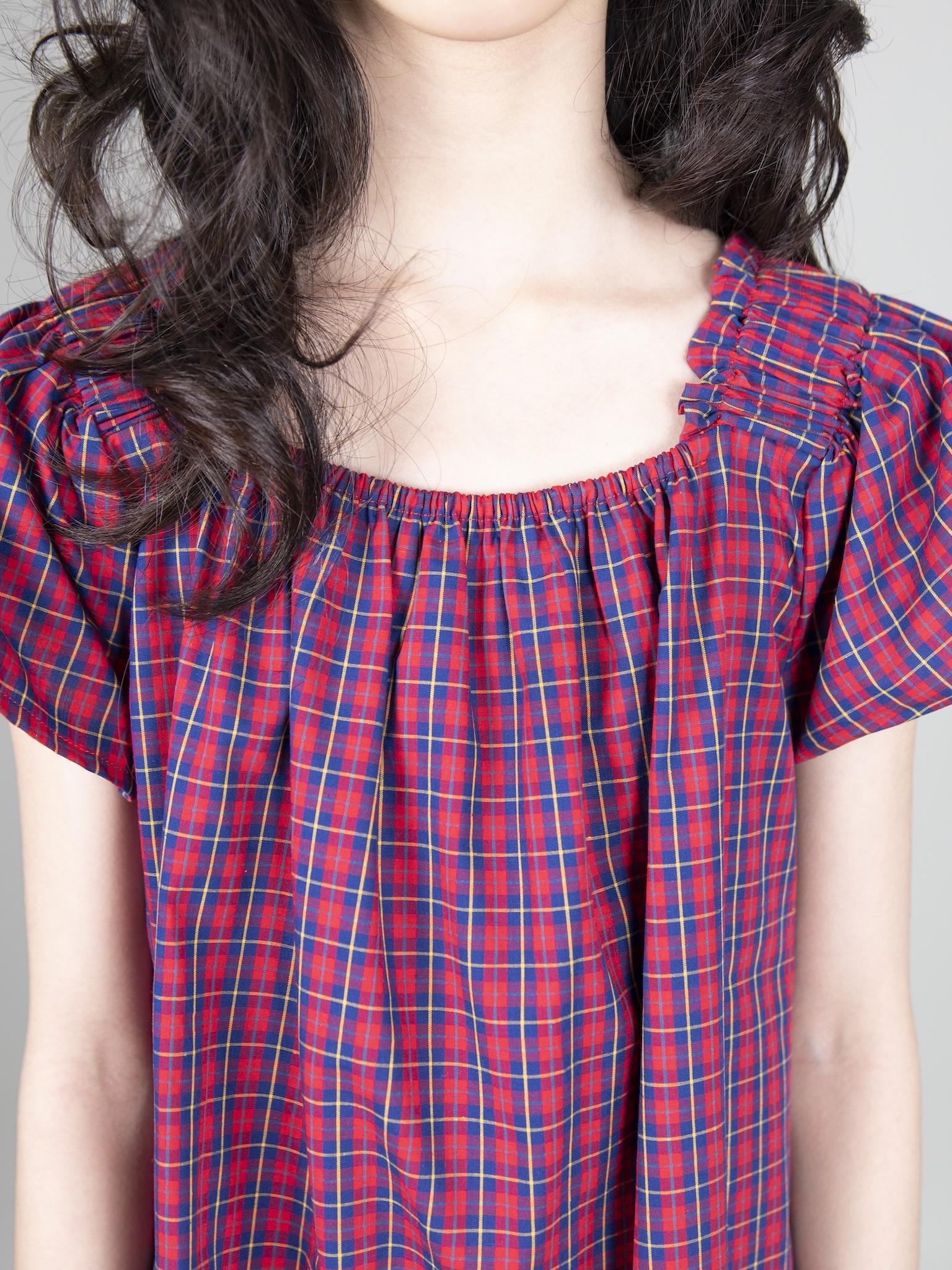 Váy kẻ caro đỏ chun vai_thumbnail_6