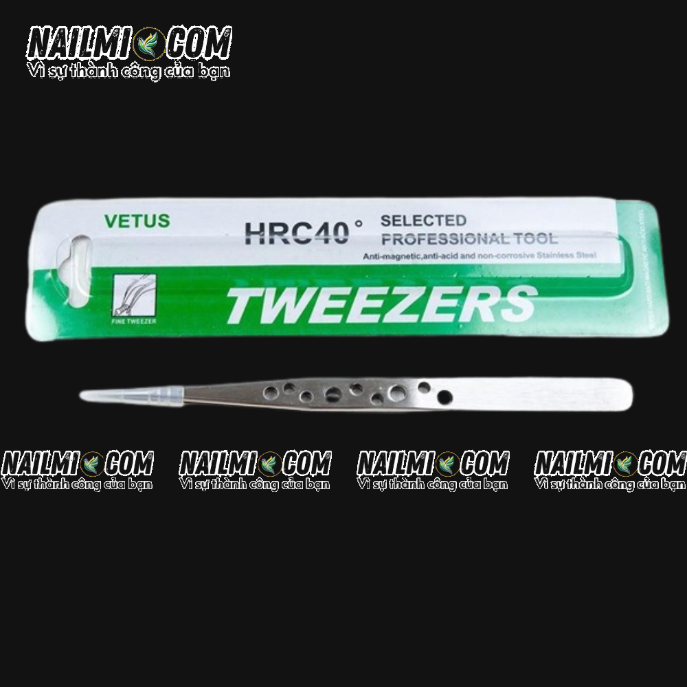 Nhíp classic - thẳng - có lỗ