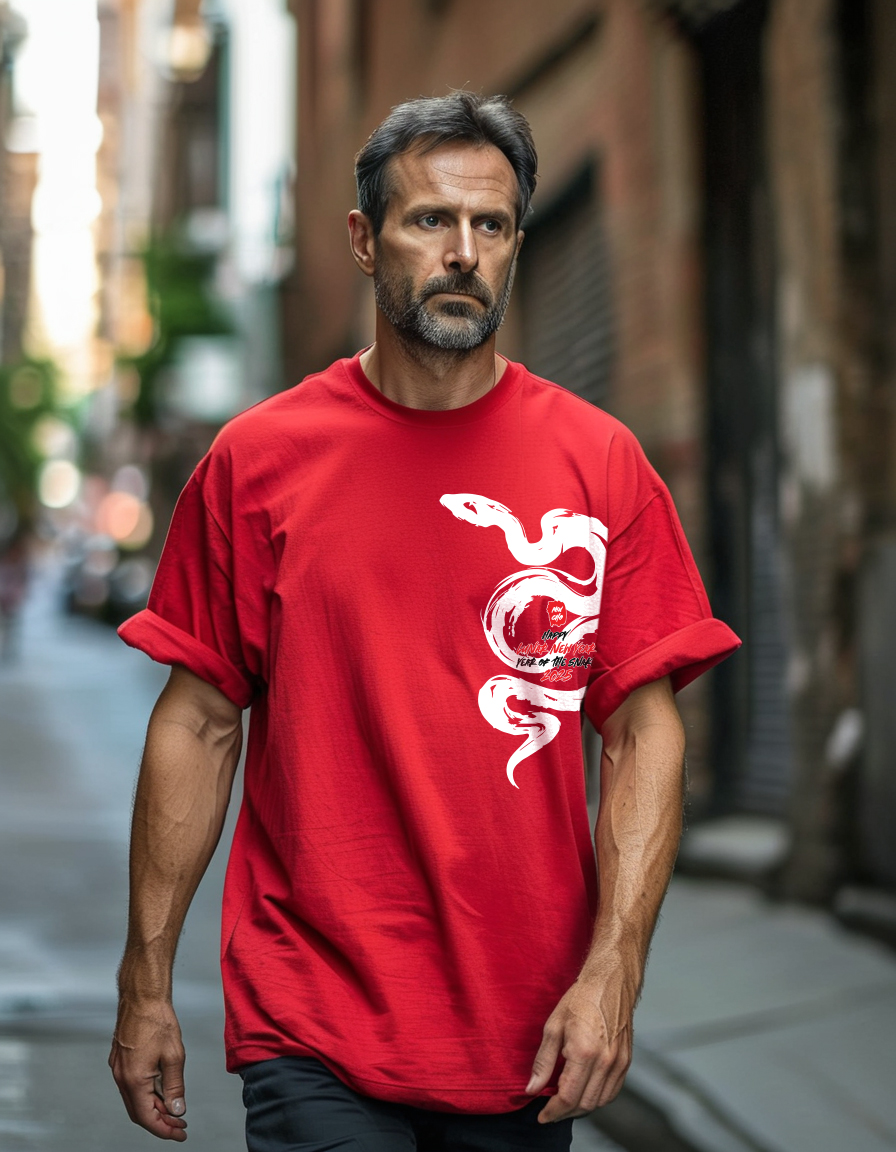 Áo phông tết form rộng cổ tròn vải cotton 4c co giãn thoáng mát 1826 Miucho Iconic in artwork_thumbnail_2