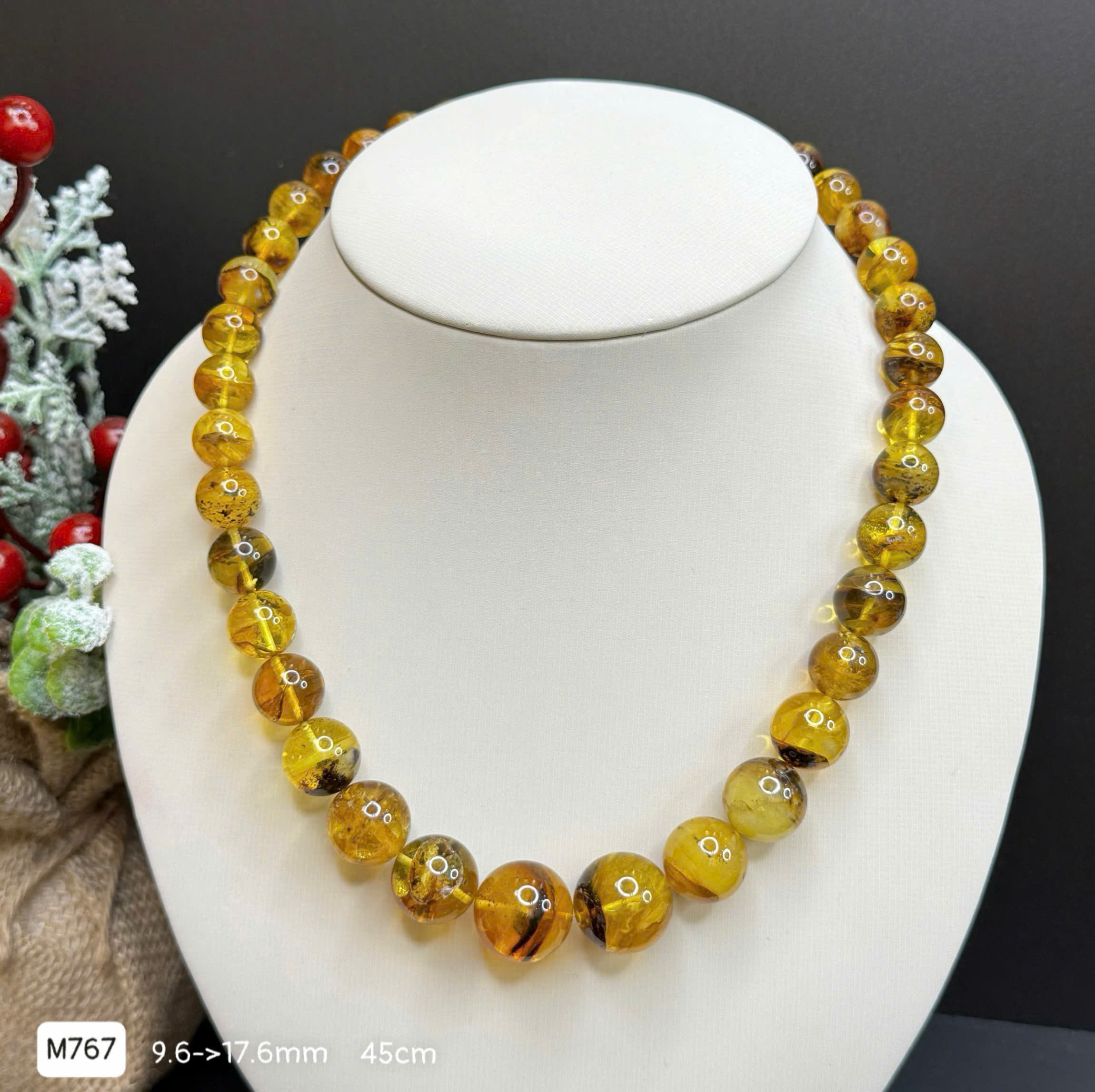 Vòng Cổ Rêu Khảm Trai - M767