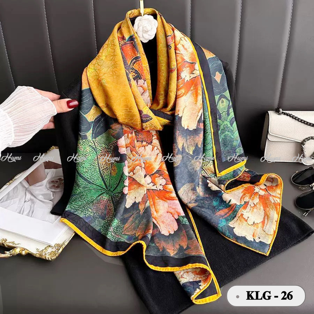 KHĂN LỤA GẤM CAO CẤP (KLG-26)