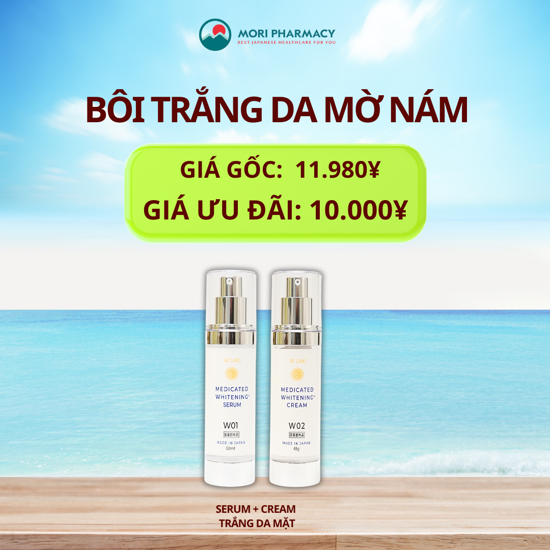 Combo bôi trắng da ( serum + kem dưỡng)