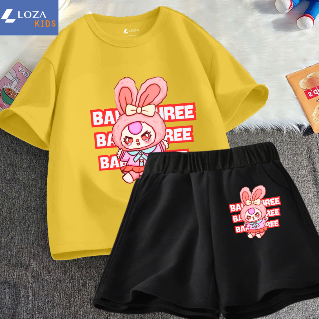 Đồ bộ bé gái in hình Baby Three - Loza SB232_thumbnail_7