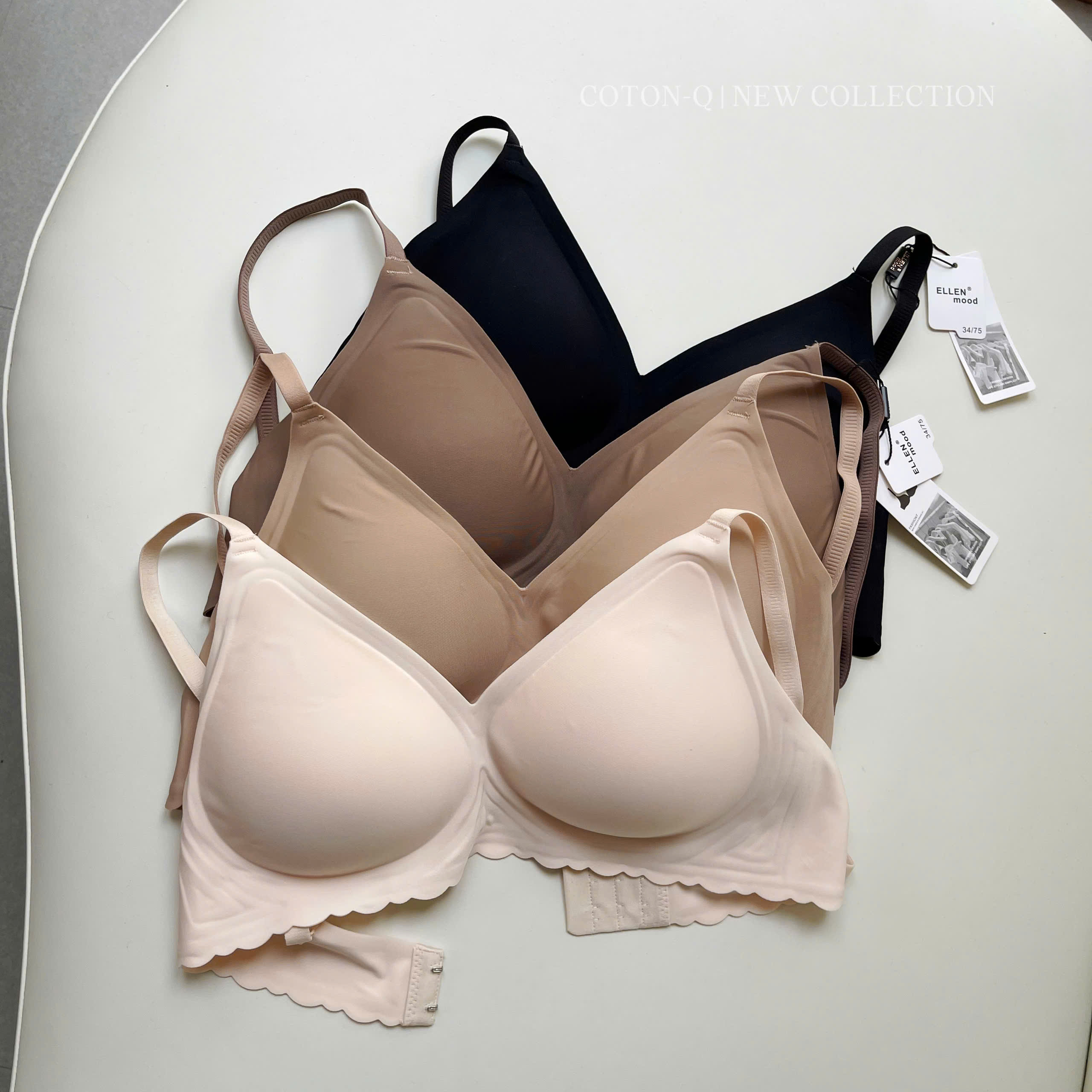 HU3 Set 3 áo ngực mỏng ( NGẪU NHIÊN ) - vài set cuối 2 màu