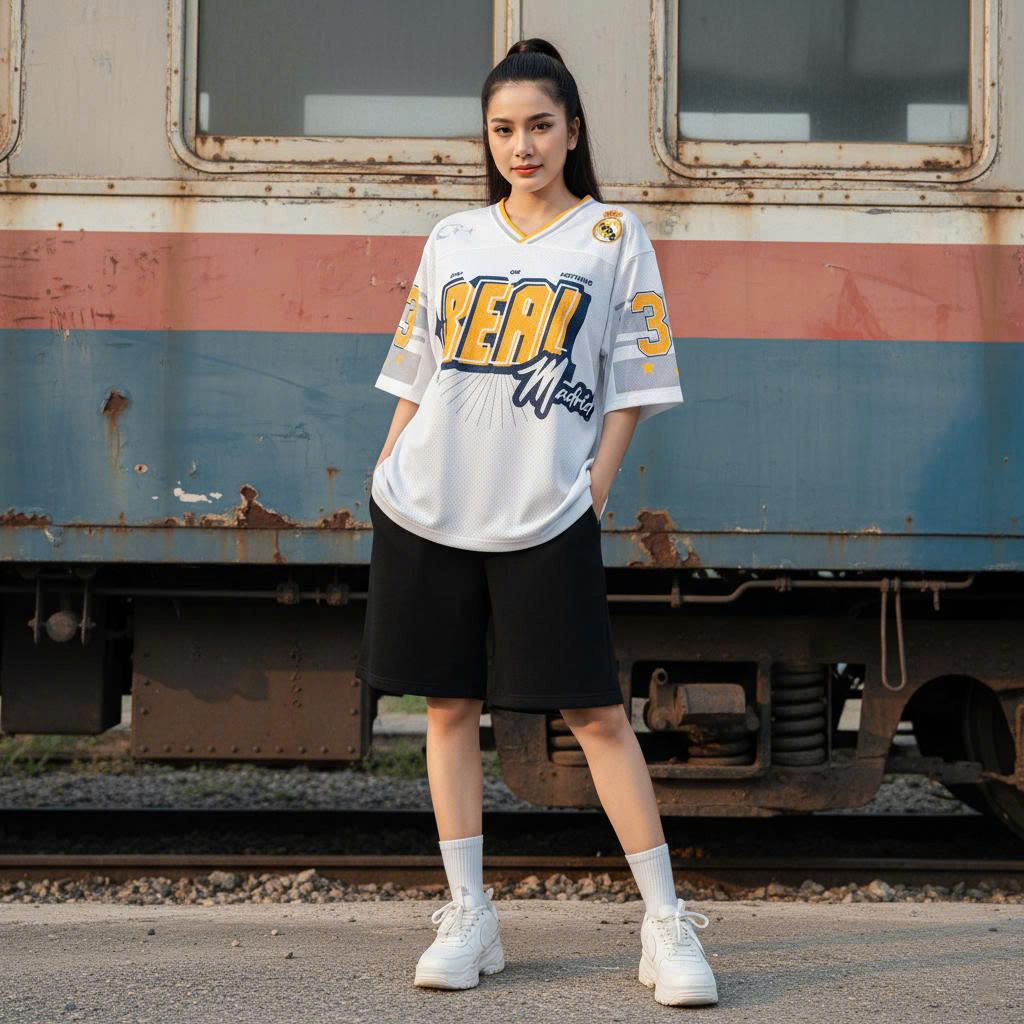 Áo Jersey Strivend CLB Real trắng_thumbnail_7