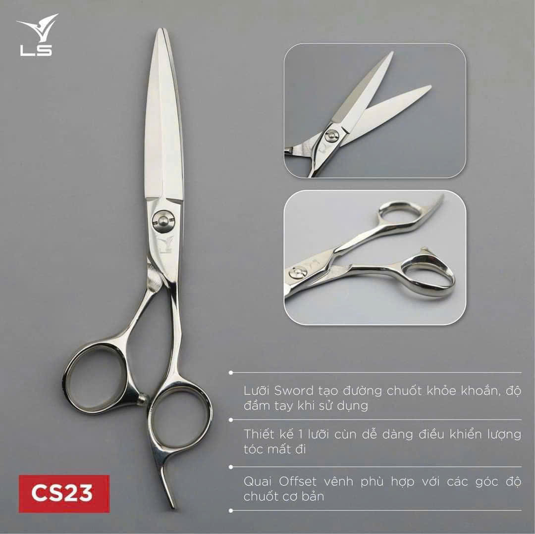 Kéo cắt tóc Viko LS CS23/6.0 (Lưỡi chuốt) - bảo hành 2 năm