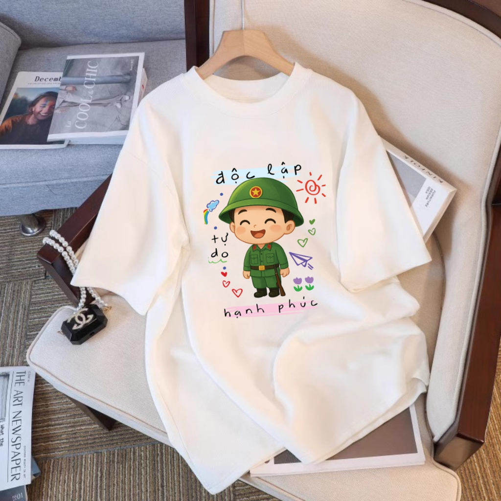 [Form rộng] Áo thun in hình 