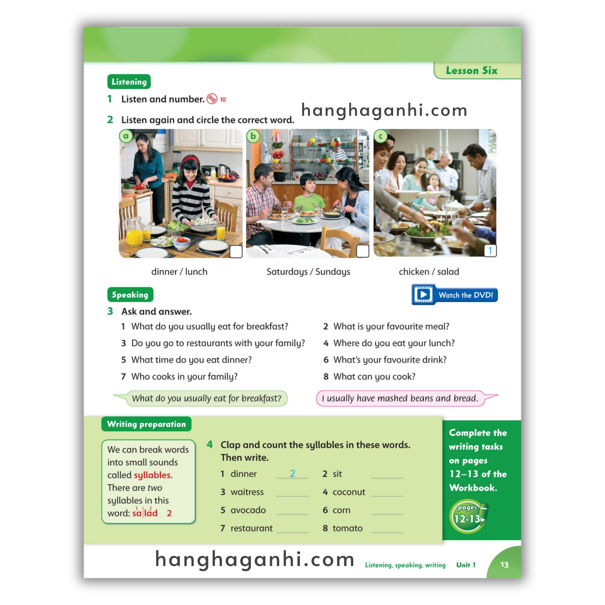 Bộ sách Family and Friends Level 4 (2nd , Student book và Work book) – Tặng kèm file nghe_thumbnail_14
