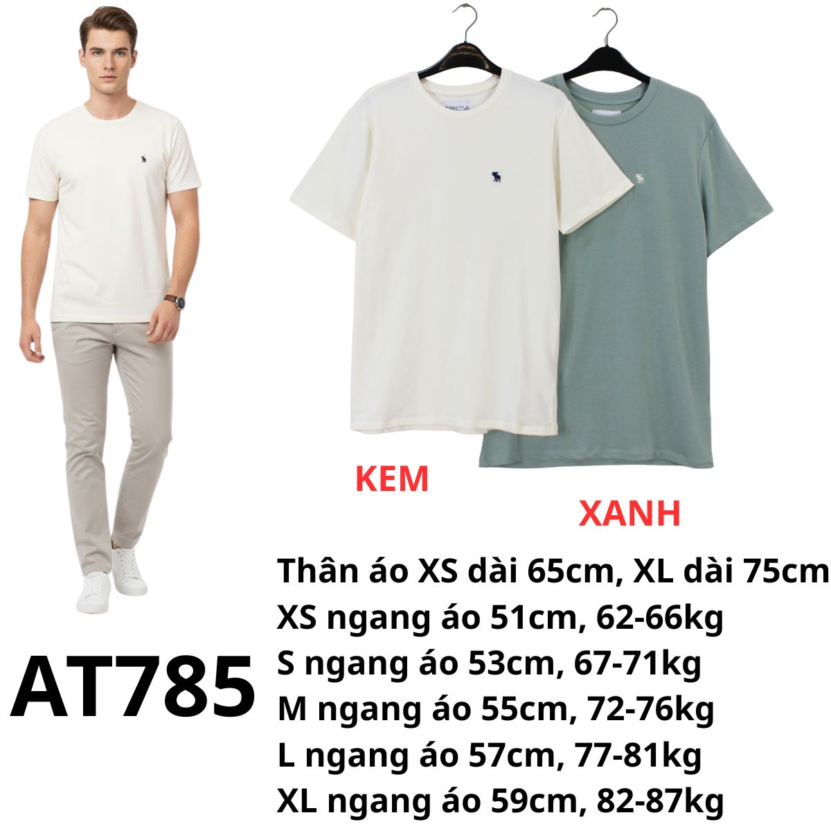 AT785 - ÁO THUN NAM