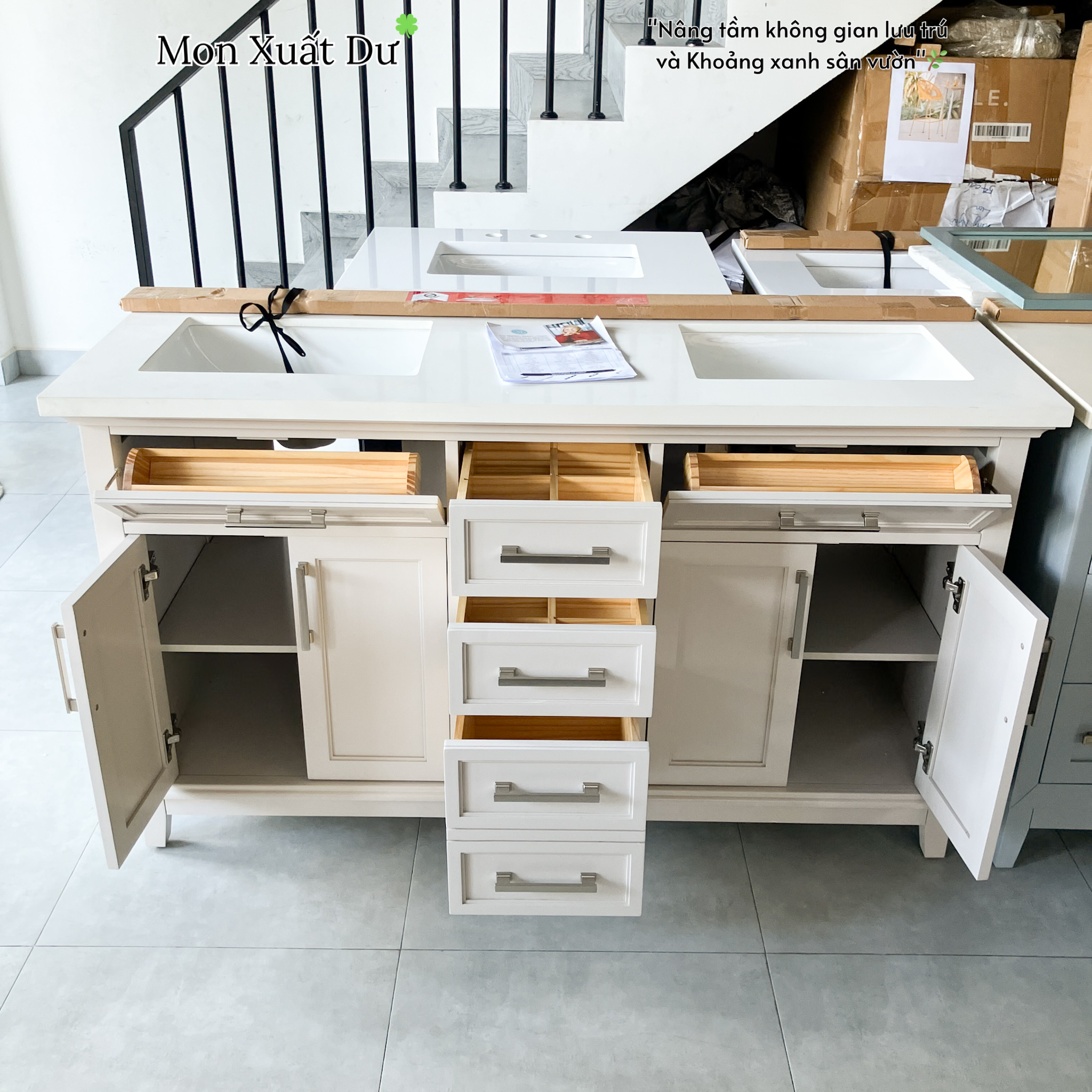 TỦ LAVABO CANAAN 60 INCH TRẮNG NGÀ_thumbnail_2