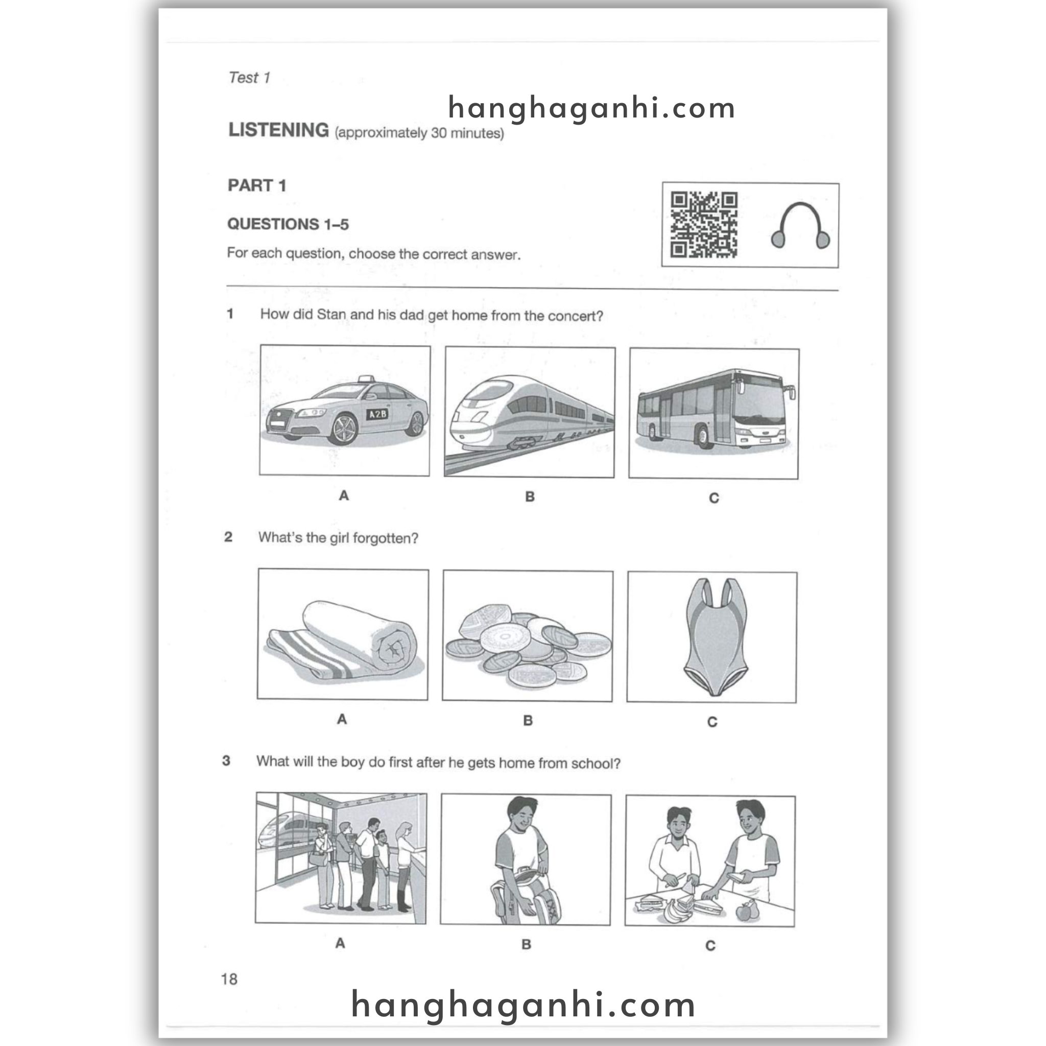 A2 Key for Schools 1 for the Revised 2020 Exam with Answers Authentic Practice Tests_thumbnail_9