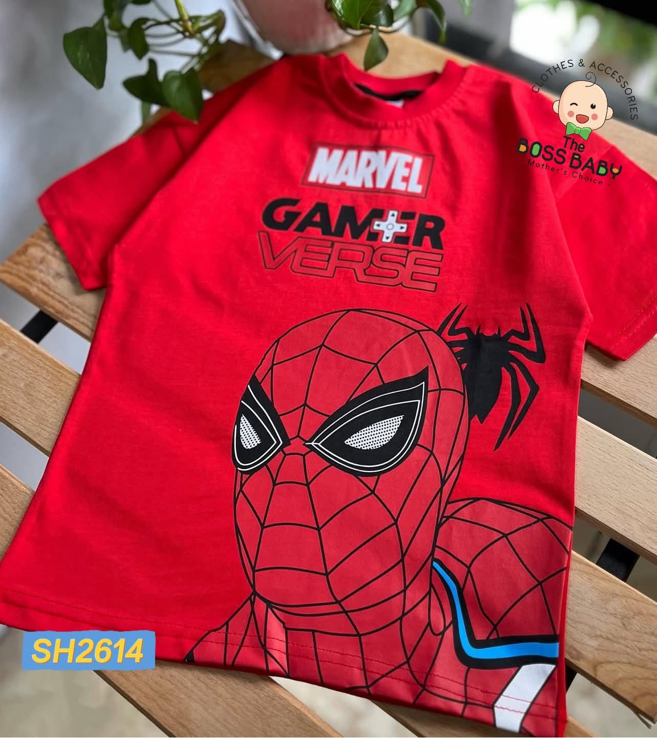 Set bộ cotton đỏ đen nhện GAMER_thumbnail_1